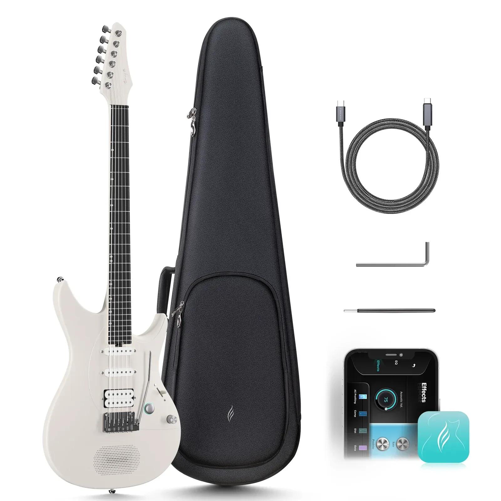 Enya Inspire Electric Smart Guitar in Ivory - INSPIRE-BG-3.jpg