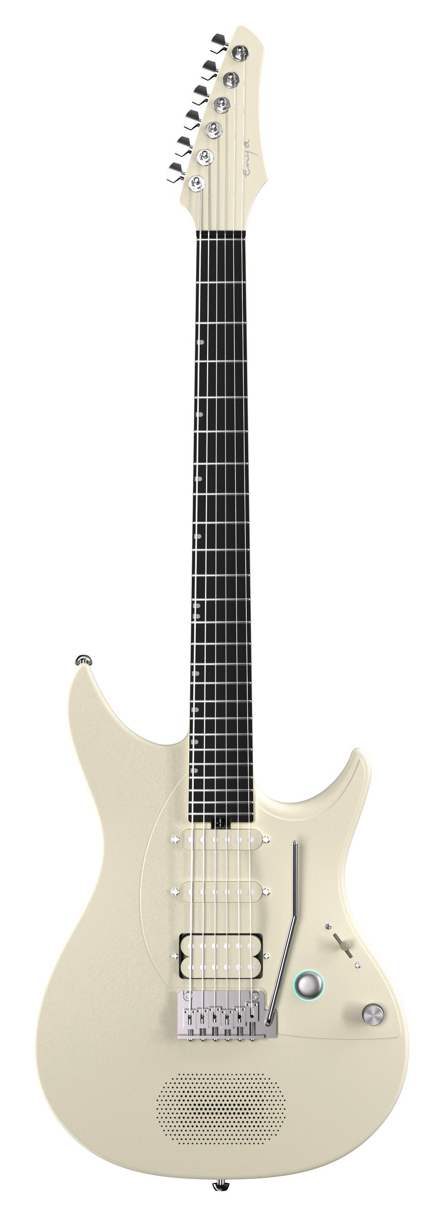 Enya Inspire Electric Smart Guitar in Ivory - Ivory.jpg