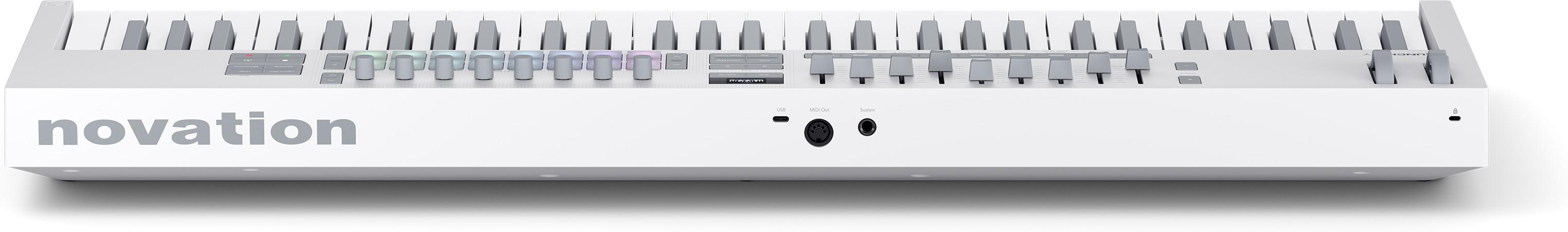 Novation Launchkey 61 Key DAW MIDI Controller Keyboard MK4 In White - NOVLKE61MK4WHT (7).jpg