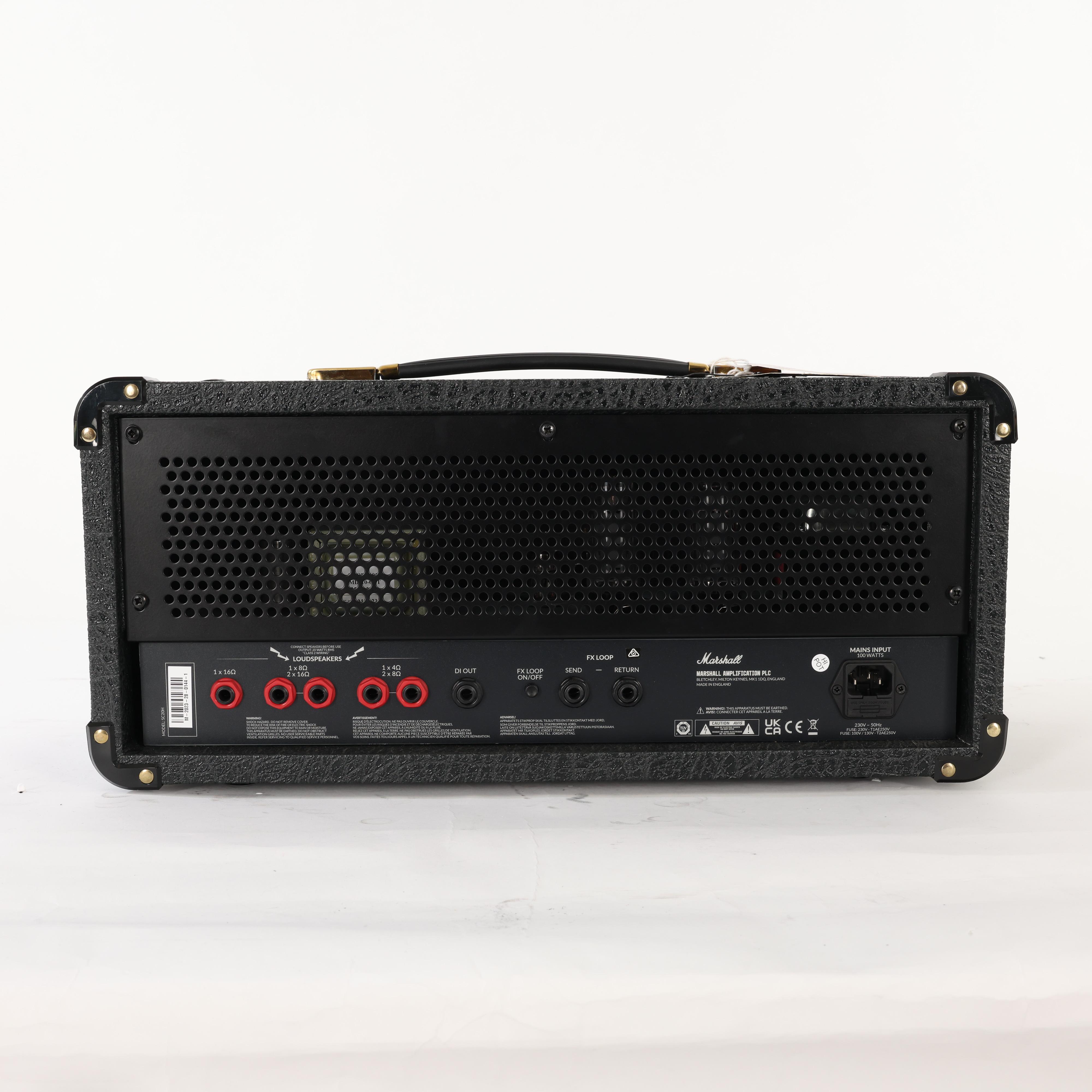 Second Hand Marshall JCM 800 Lead Series Studio SC20H Guitar Amp Head 424 - SH-241-6424 (5).jpg
