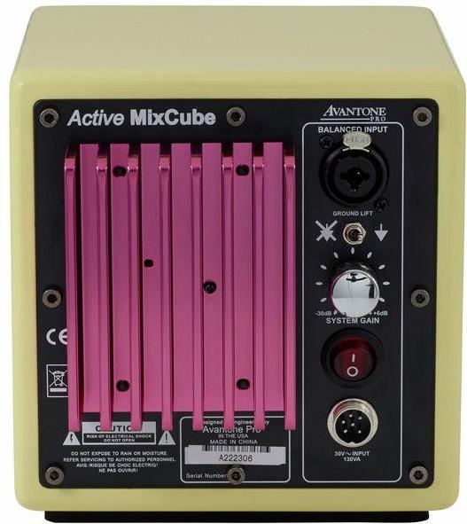 Avantone MixCube Active Full-Range Mini-Reference Studio Monitor in Butter Cream (Each) - AV-MIXCUBEACS (3).jpg