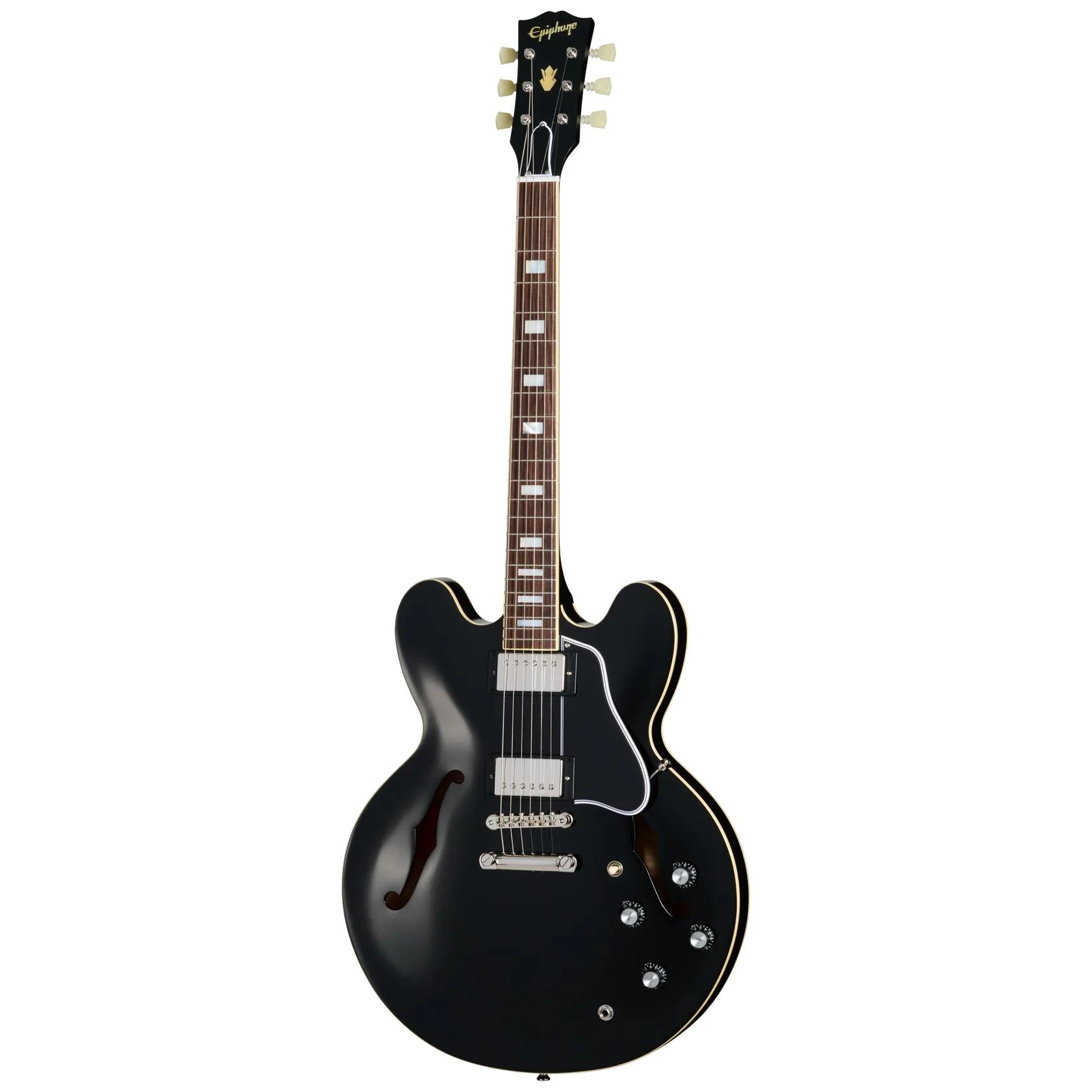 Epiphone 1962 ES-335 Reissue Semi Hollow Electric Guitar in Aged Ebony - EC335R2EBNH1-2.jpg