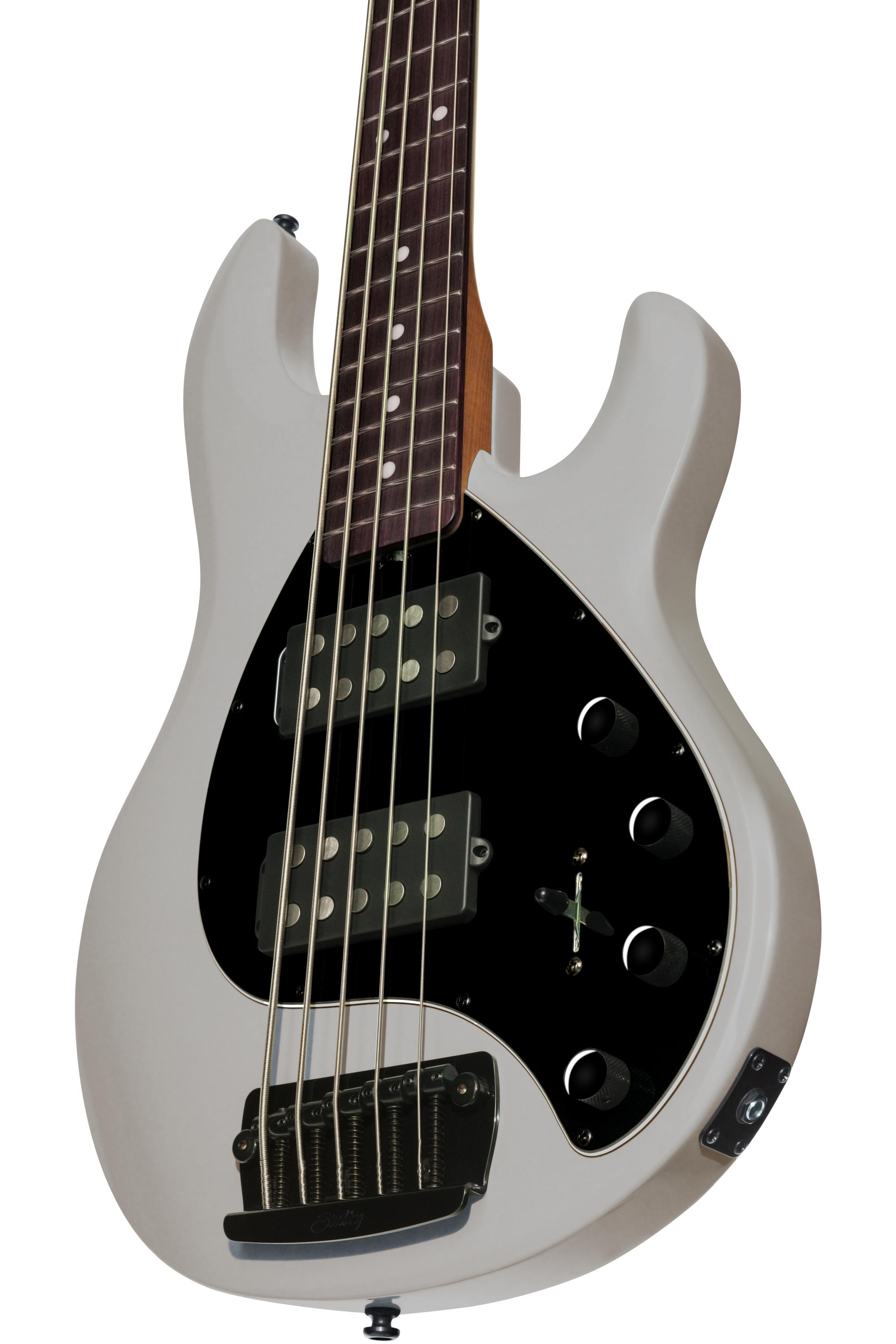 Sterling by Music Man StingRay 5 HH RAY35HH Bass Guitar in Chalk