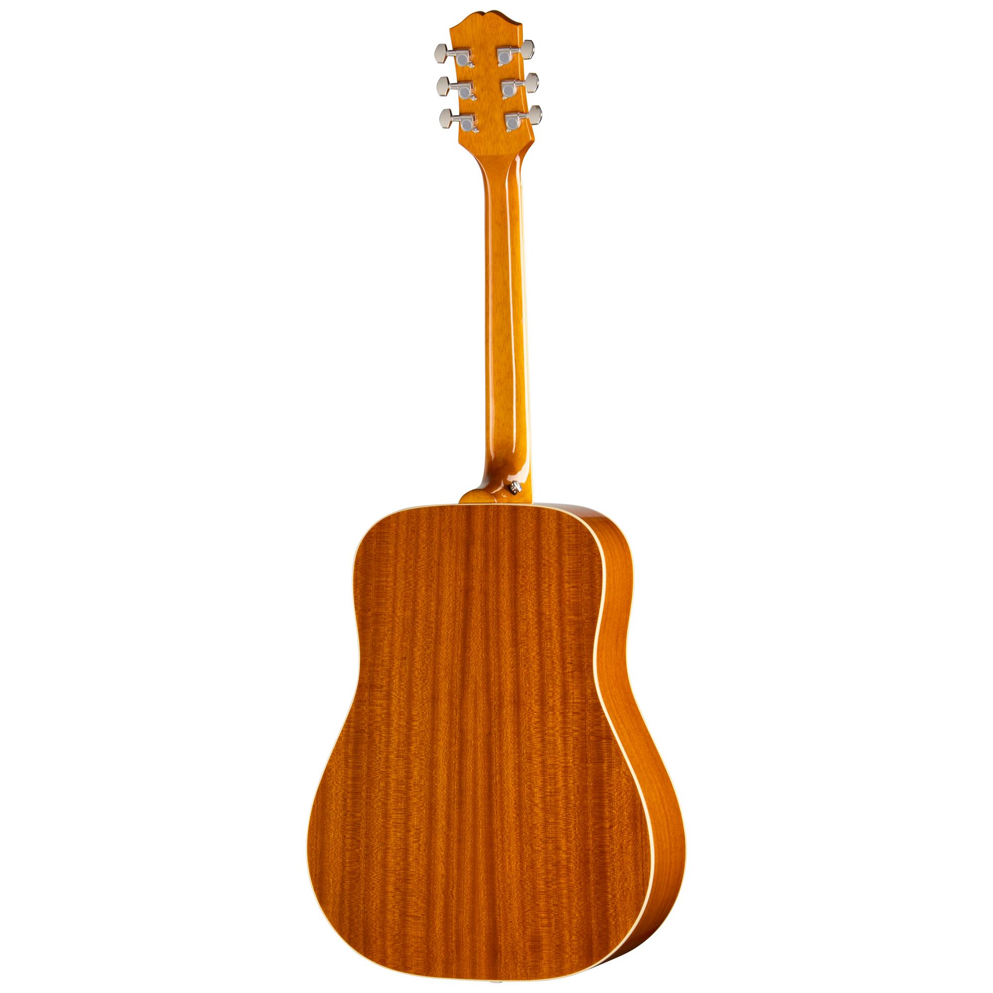 Epiphone Left Handed Hummingbird Tribute Acoustic Guitar in Heritage Sunburst - ETHBHSNHL_4_Back.jpg