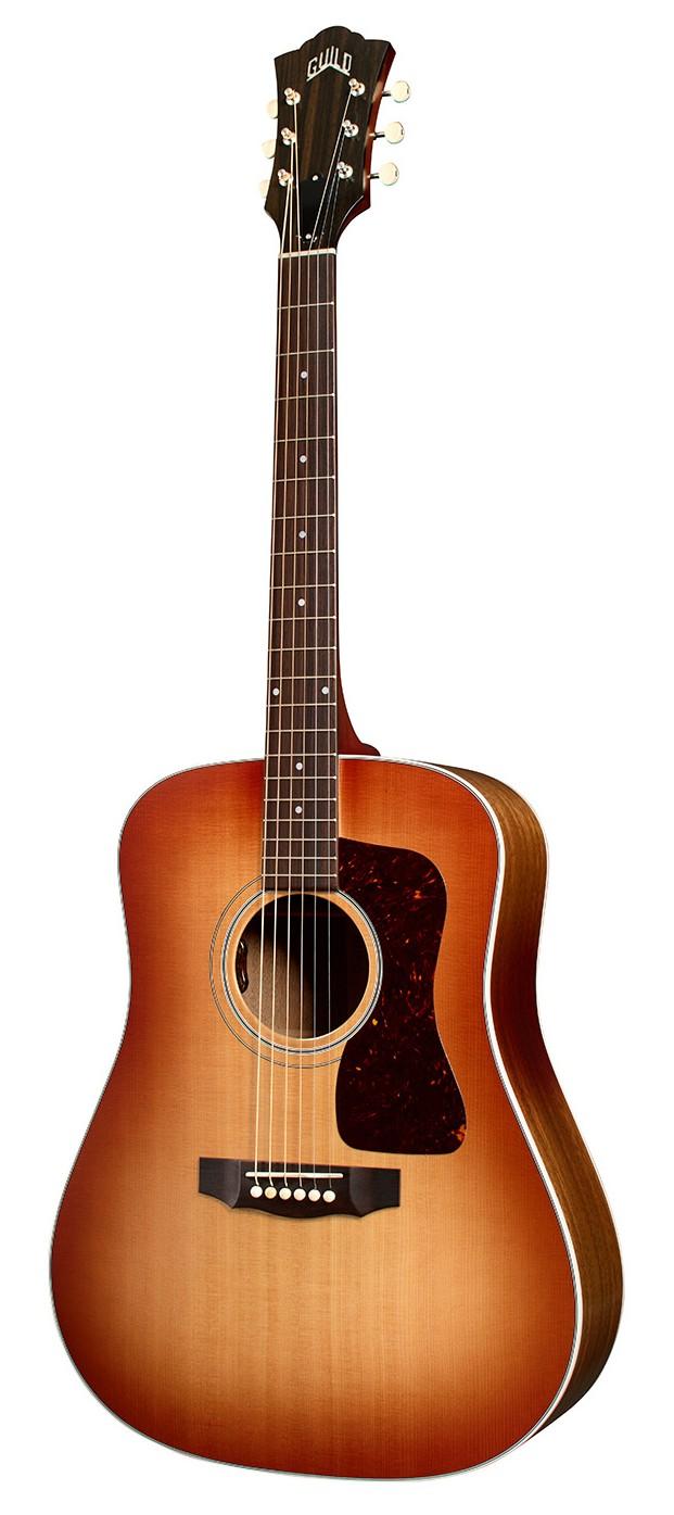Guild USA D-40E Standard Electro Acoustic Guitar in Pacific Sunset Burst - GUSD40PSE.jpg