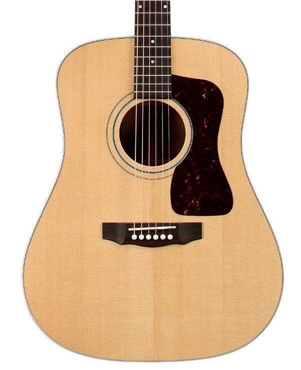 Guild USA D-40E Standard Electro Acoustic Guitar in Natural - GUSD40NTE cropped.jpg
