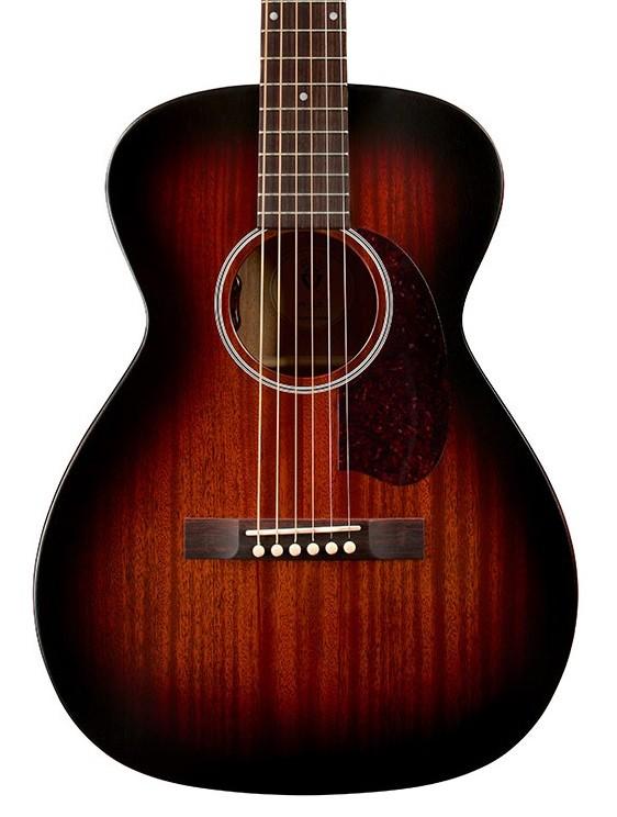 Guild USA M-20E Electro Acoustic Guitar in Vintage Sunburst - GUSM20VSE cropped.jpg