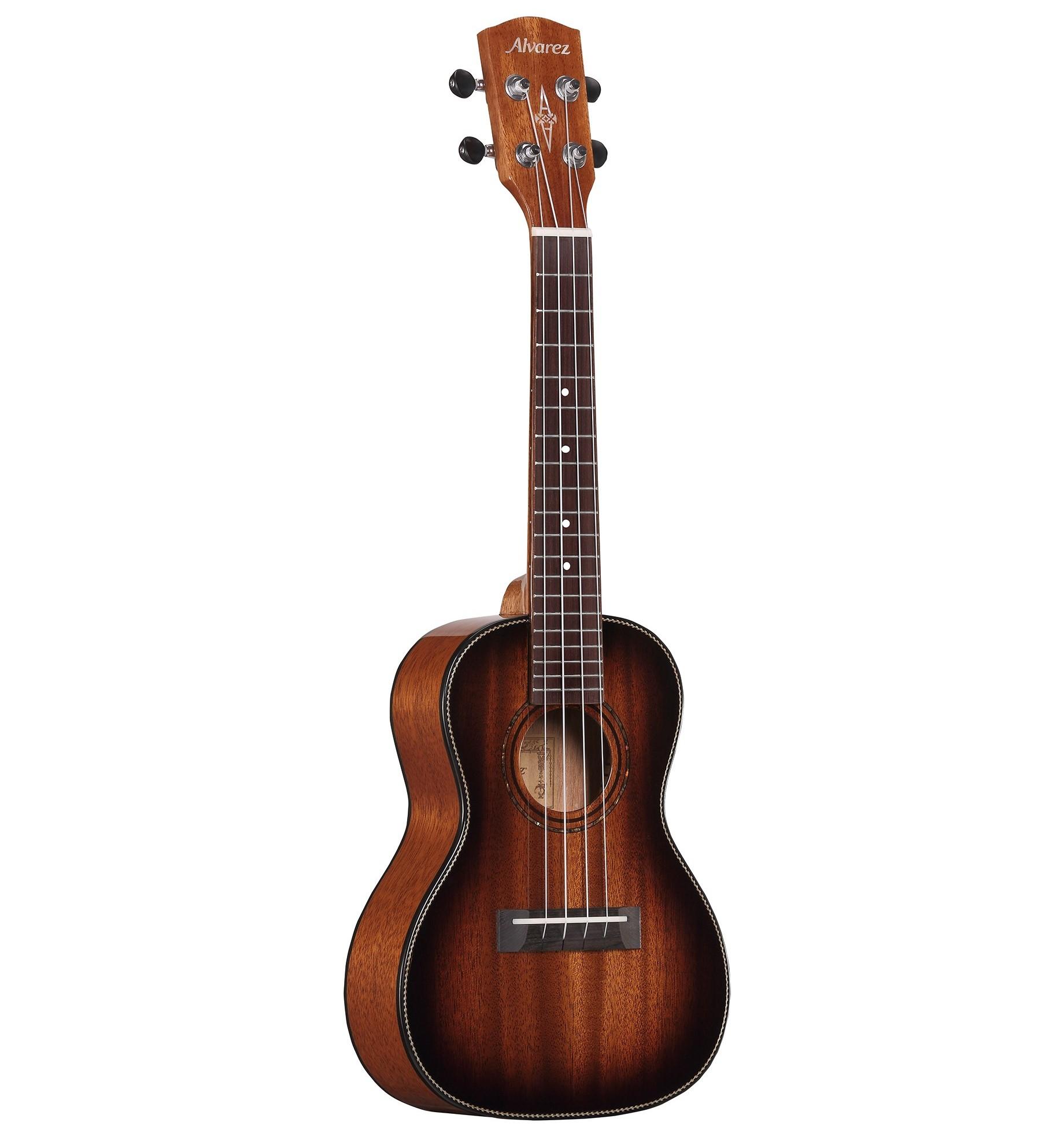 Alvarez Artist AU66CSHB Concert Ukulele in Shadowburst - AU66CSHB-Angle.jpg