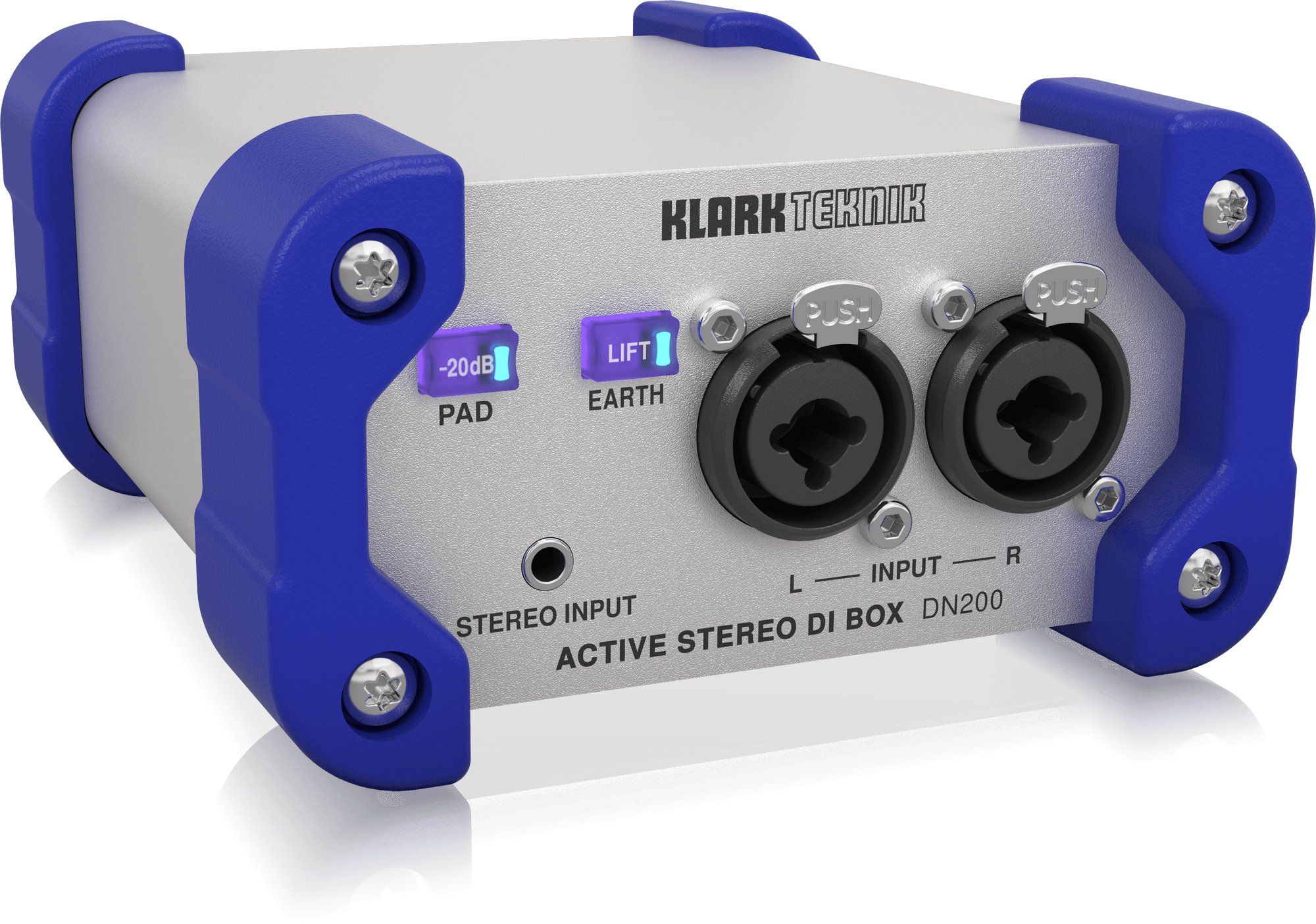 Klark Teknik DN200 V2 Active Stereo DI Box - Andertons Music Co.