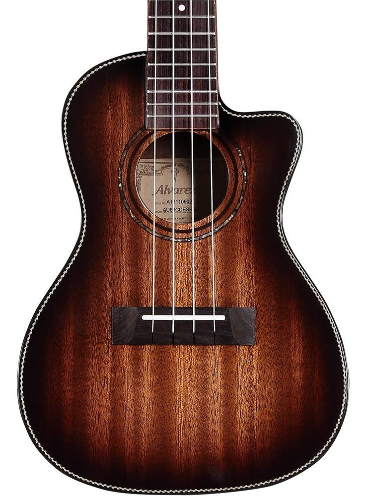 Alvarez Artist AU66CCESHB Electro Acoustic Concert Ukulele in Shadowburst - AU66CCESHB-Body.jpg