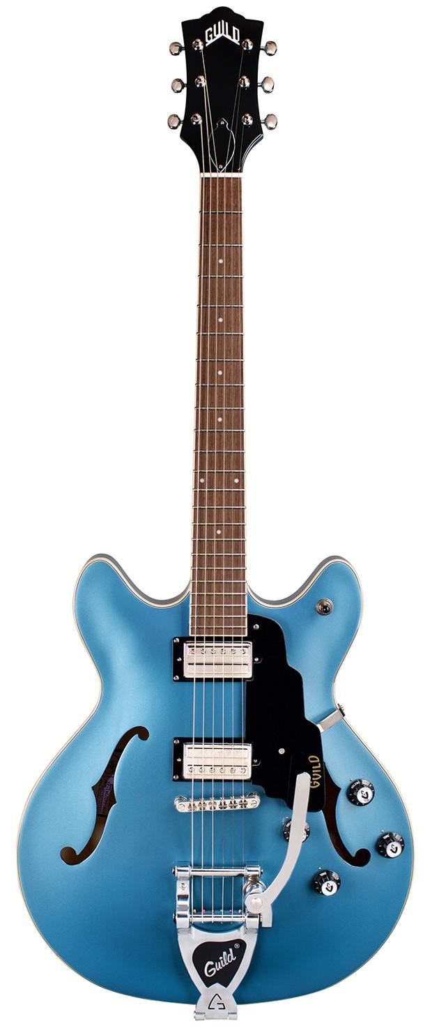 Guild Starfire I DC Vibrato Semi-Hollow Electric Guitar in Pelham Blue - GSFIDCPBV.jpg
