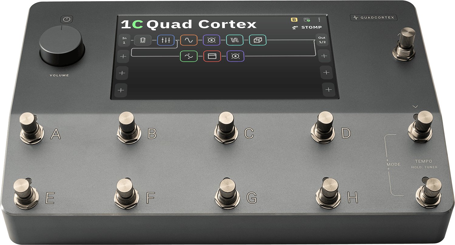 B Stock : Neural DSP Quad Cortex QC Digital Effects Processor and Amp Modeller - 164 - 412637-Quad Cortex - Retail Shots0561 Front Low T @0.25x.jpg