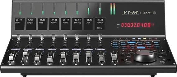 B Stock : ICON V1-M USB MIDI DAW Controller - 002 - V1-M-V1-M_Desk_Controller_Front.jpg