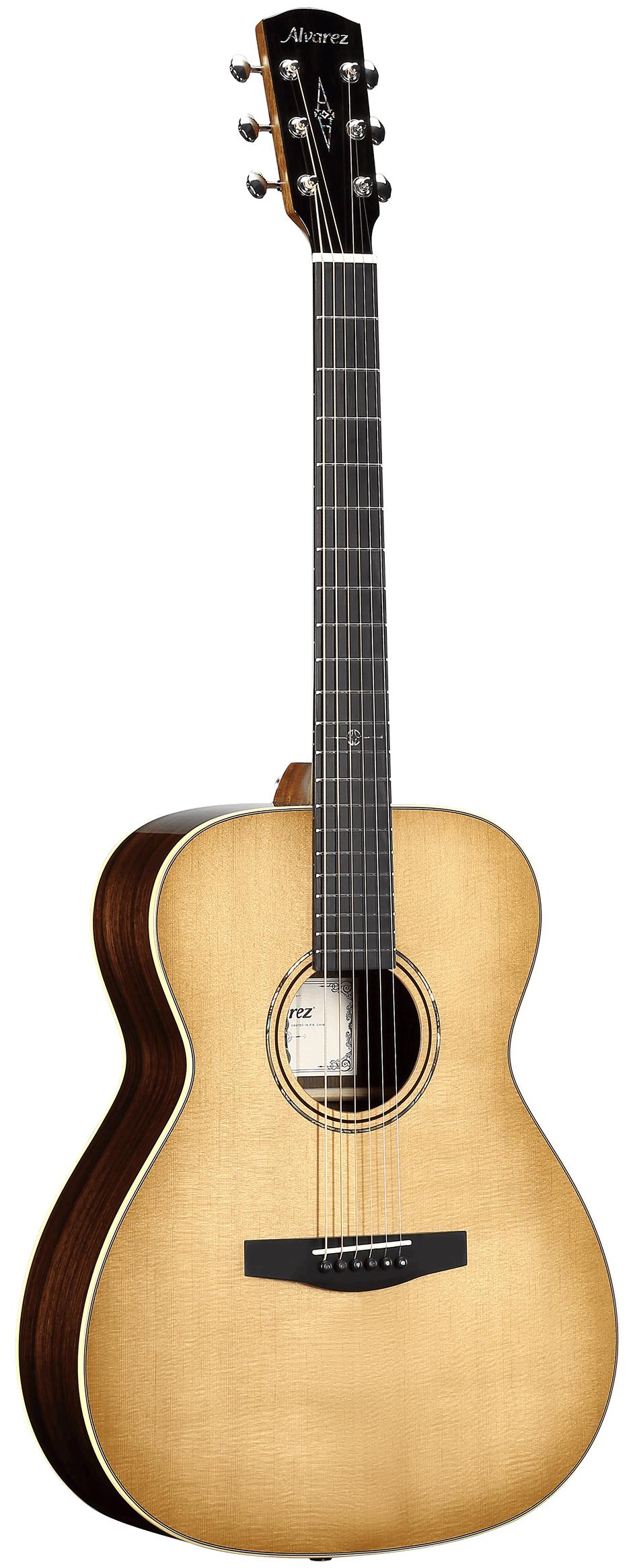 B Stock : Alvarez Laureate LF70E Folk OM Electro Acoustic in Daybreak - 001 - LF70EHFDB-Alvarez-Laureate-Folk-OM-Spruce-top-Rosewood-back-Daybreak-LR-Baggs-HiFi-Left.jpg