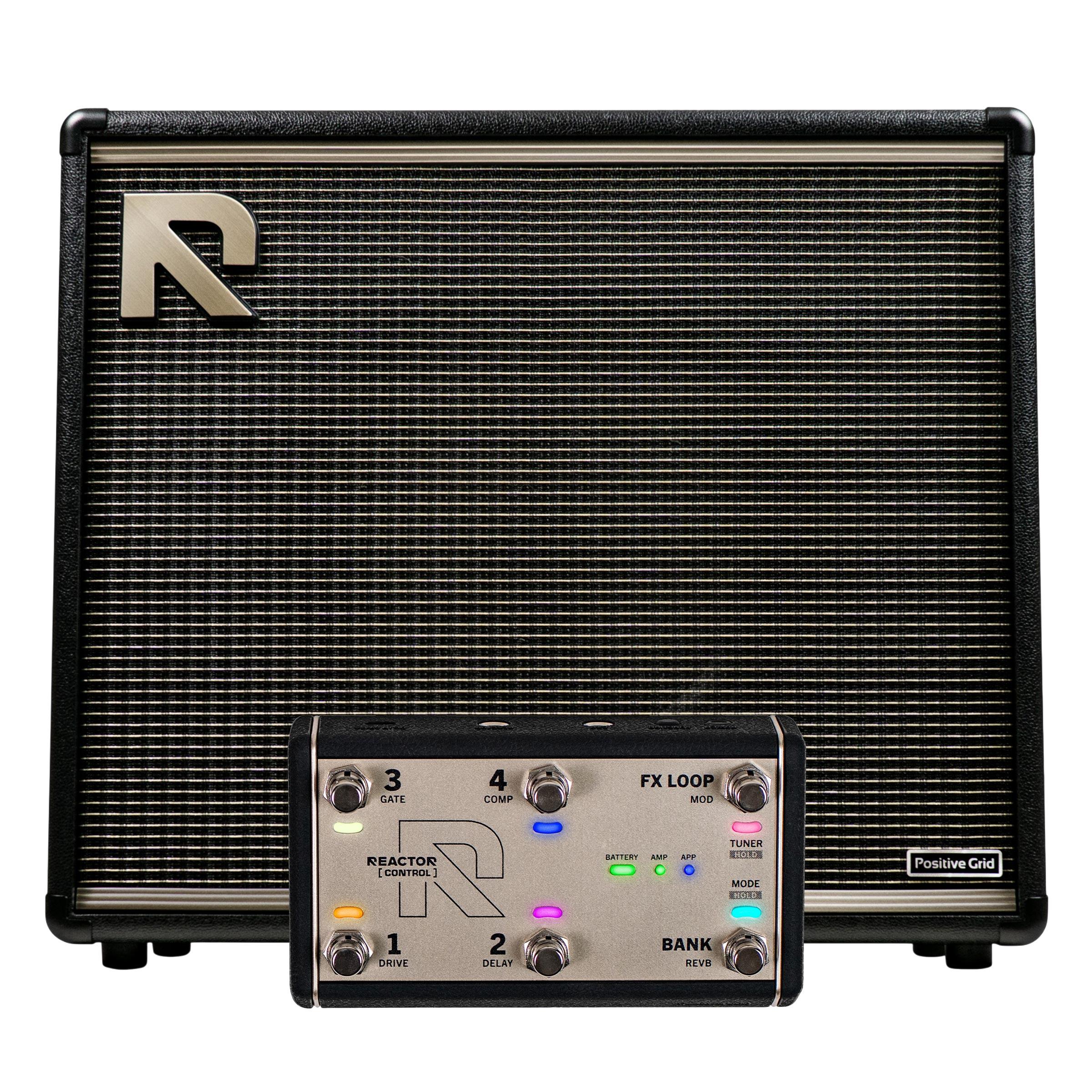 Positive Grid Reactor 100 Amp & Reactor Control Footswitch Bundle - BUN-REACTOR100-CT-Hero.jpg