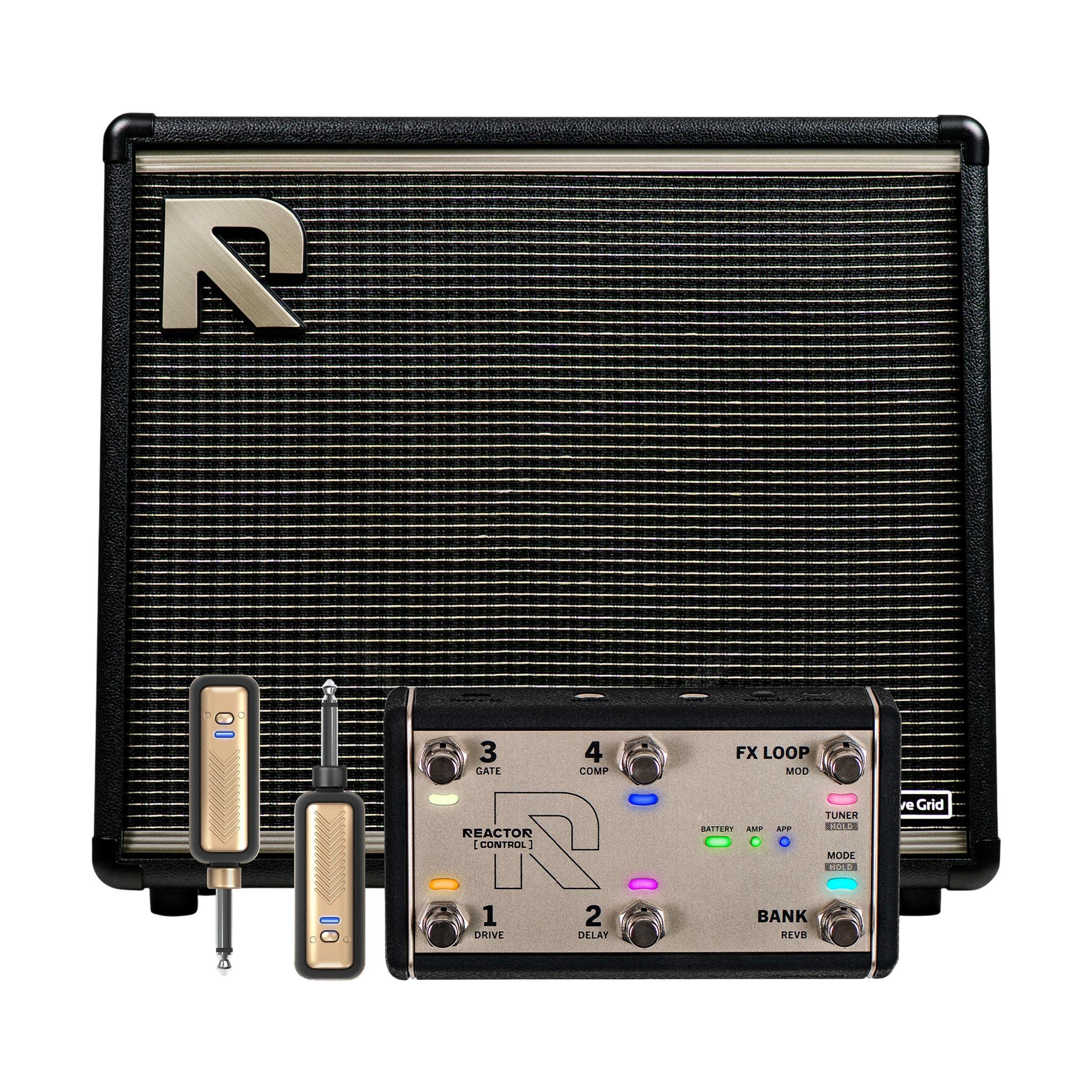 Positive Grid Reactor 50 Amp, Reactor Control Footswitch & Spark Link Wireless System Bundle - BUN-REACTOR50CLK-Hero.jpg