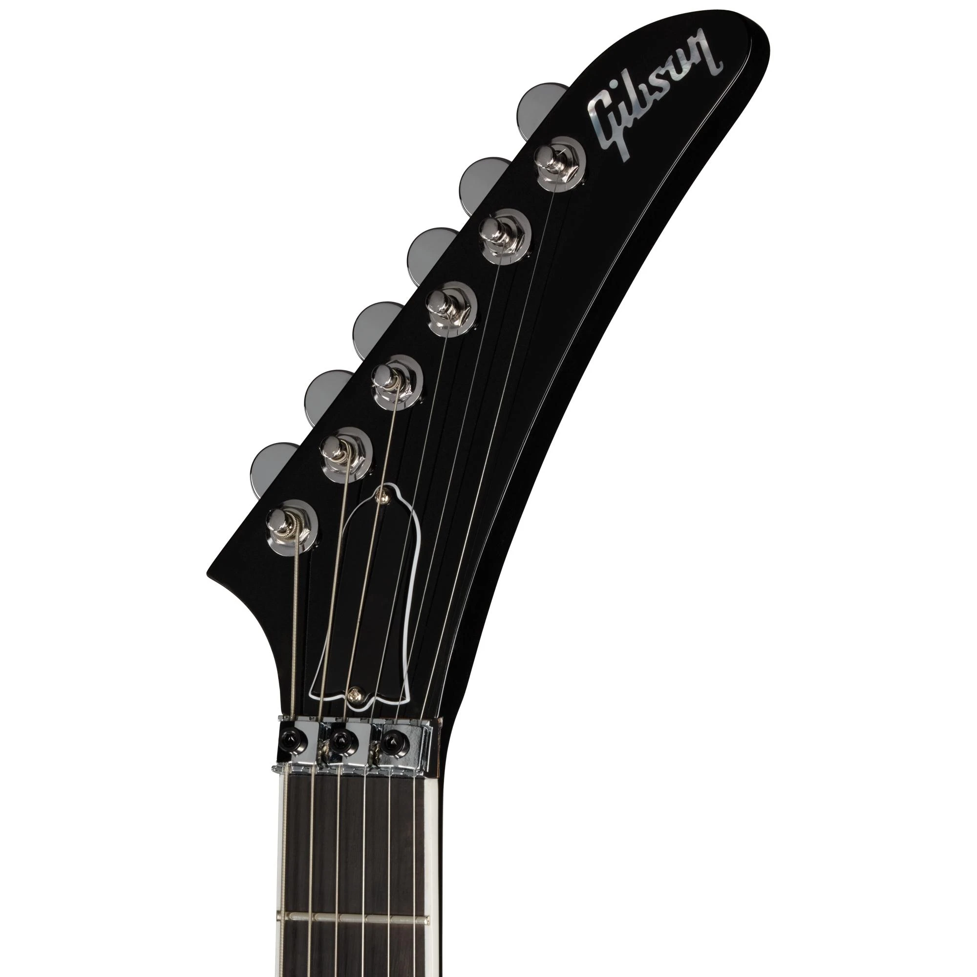 Gibson Victory Floyd Rose Electric Guitar in Translucent Ebony Burst - VICFR00E2CH1-Headstock.jpg