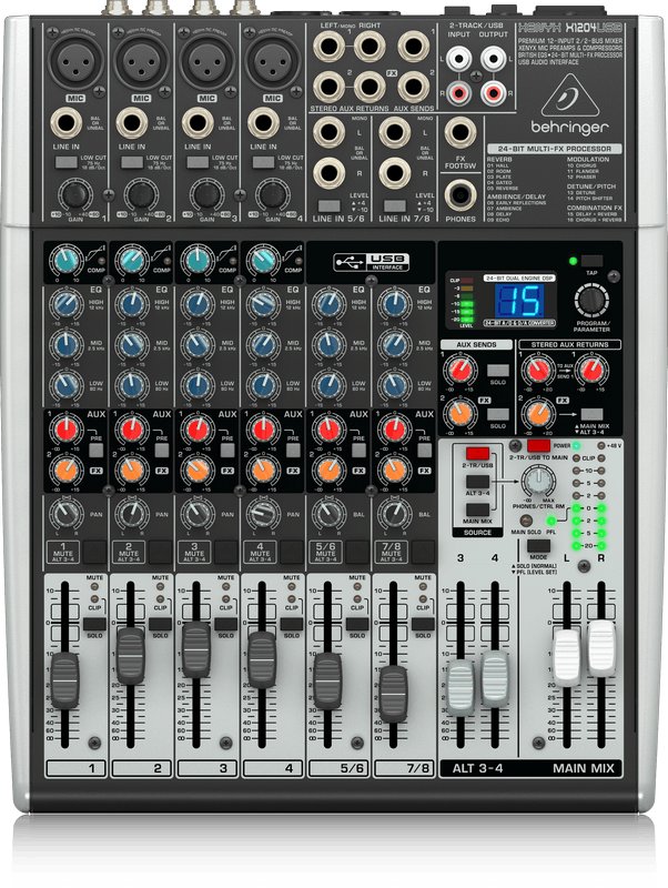Behringer X1204USB Mixer - 337326-X1204USB_P0A0H_Top_L.jpg