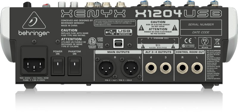 Behringer X1204USB Mixer - Andertons Music Co.