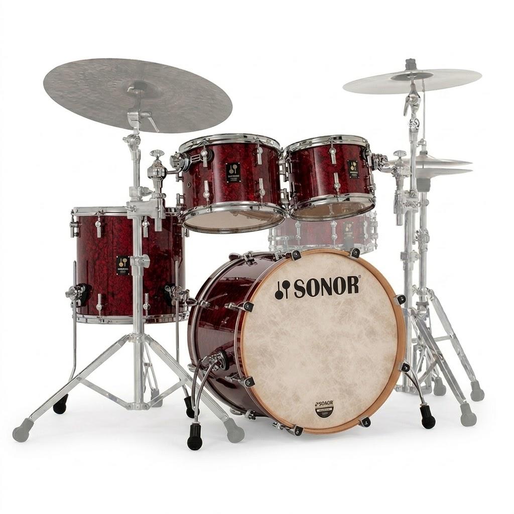 Sonor Momentum 20" Acoustic Shell Pack in Red Pearl - SM Red Pearl.jpg
