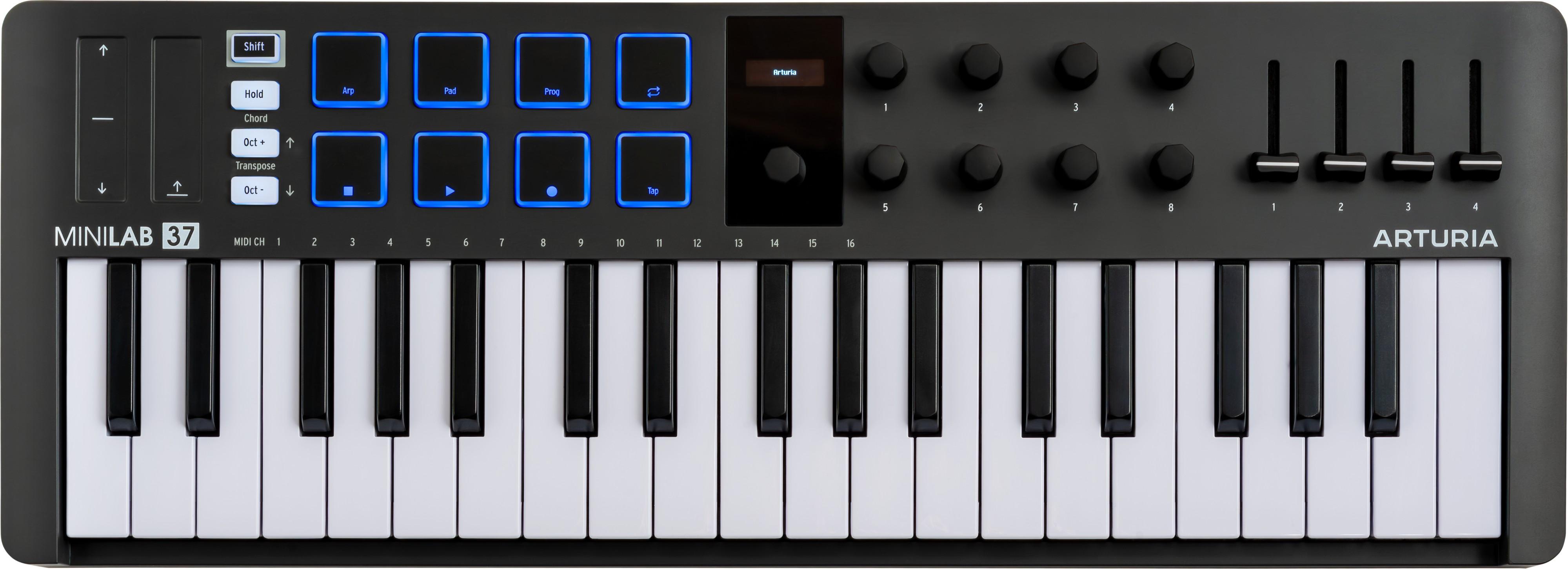 Arturia Minilab 37 MIDI Keyboard Controller In Black - 231552 (1).jpg