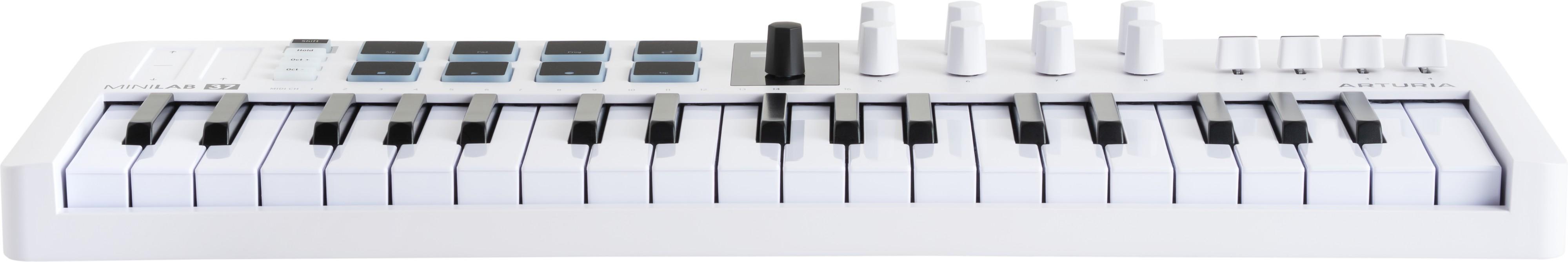 Arturia Minilab 37 MIDI Keyboard Controller In White - 231551 (4).jpg