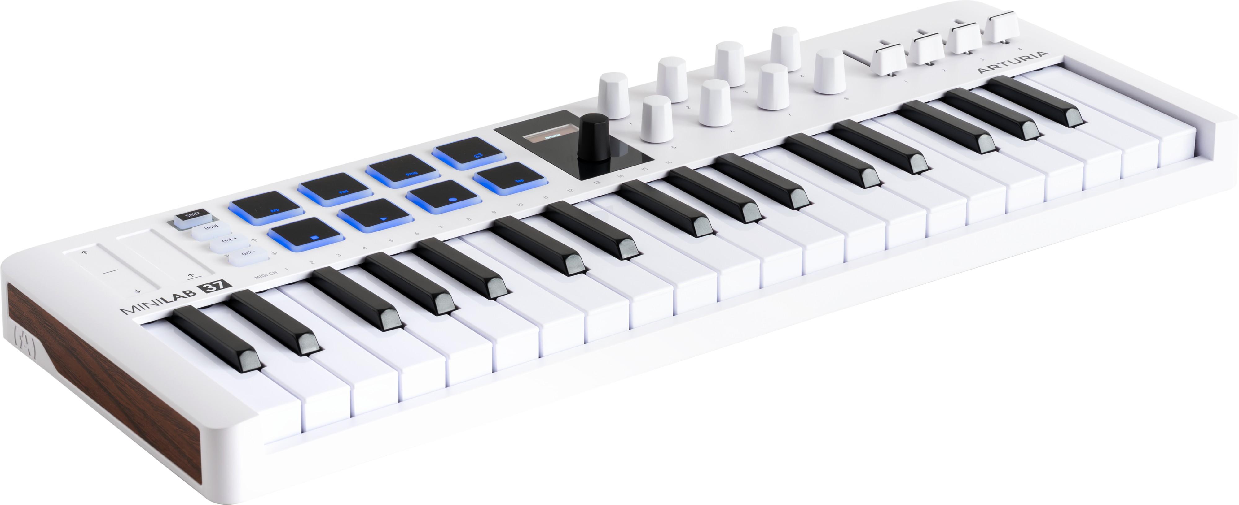 Arturia Minilab 37 MIDI Keyboard Controller In White - 231551 (5).jpg