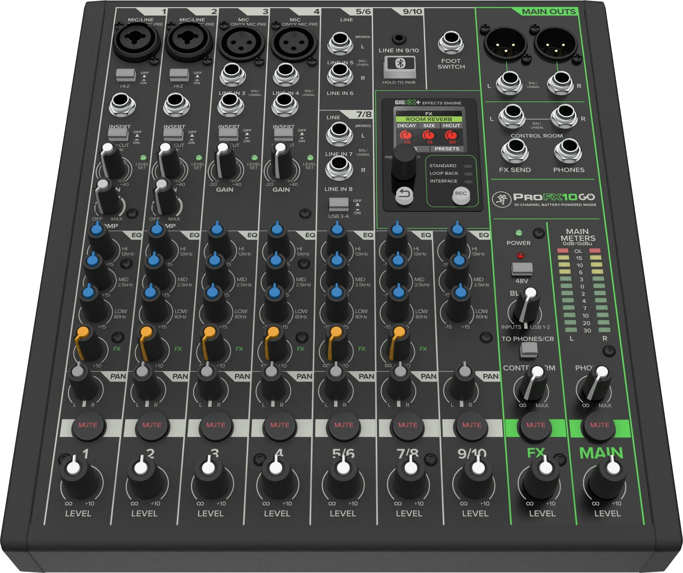 Mackie ProFX GO 10 Channel Battery Powered Analogue Mixer - PROFXGO (7).jpg