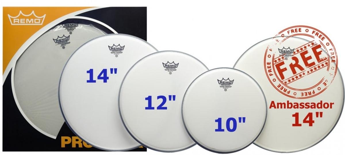 Remo Pro Pack Coated Emperor Fusion 10" 12" 14" Drum Heads - PP-0962-BE (2).jpg