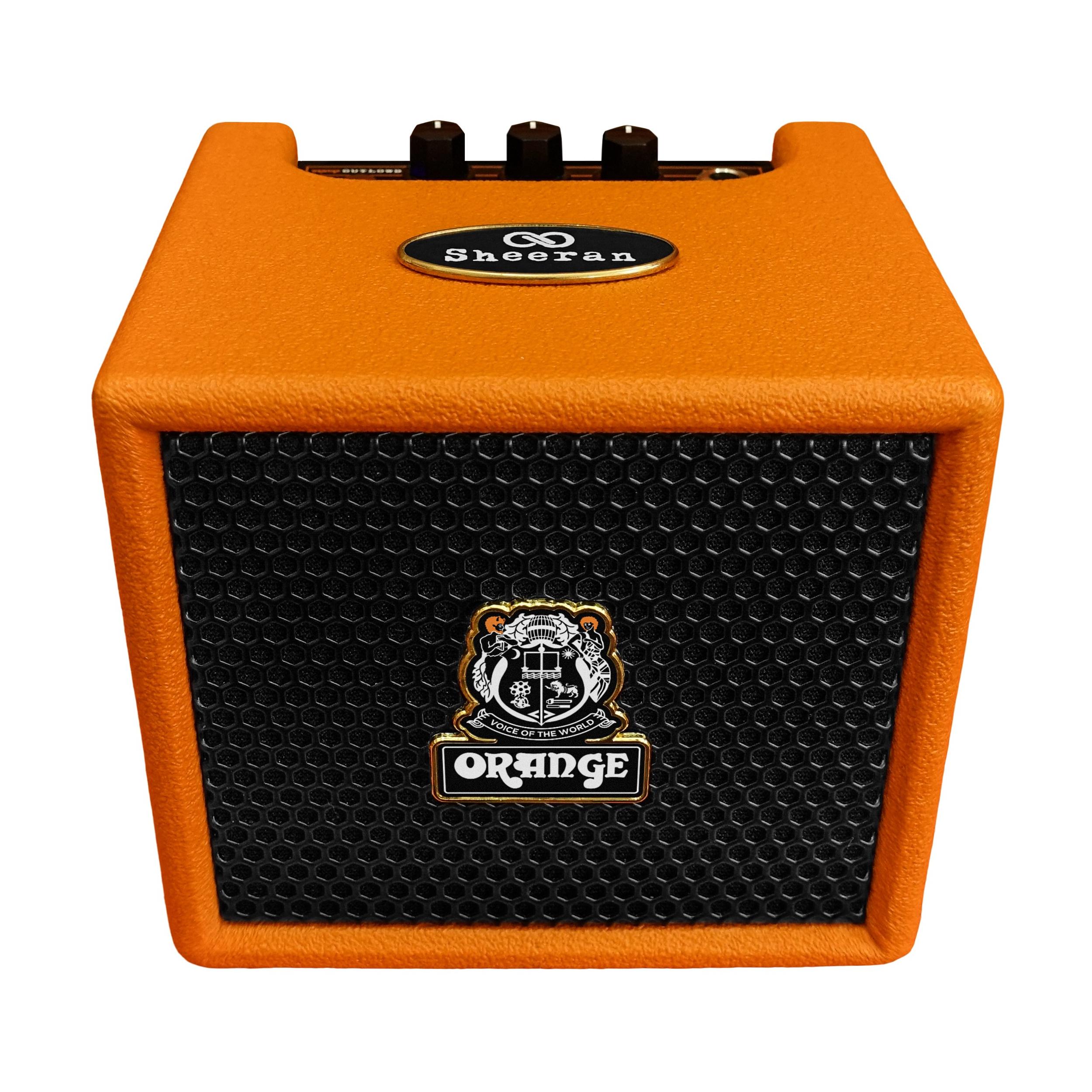Orange ES3 Outlowd by Ed Sheeran Signature 3W Acoustic Mini Amp & Bluetooth Speaker - ES3-Top-Angle.jpg