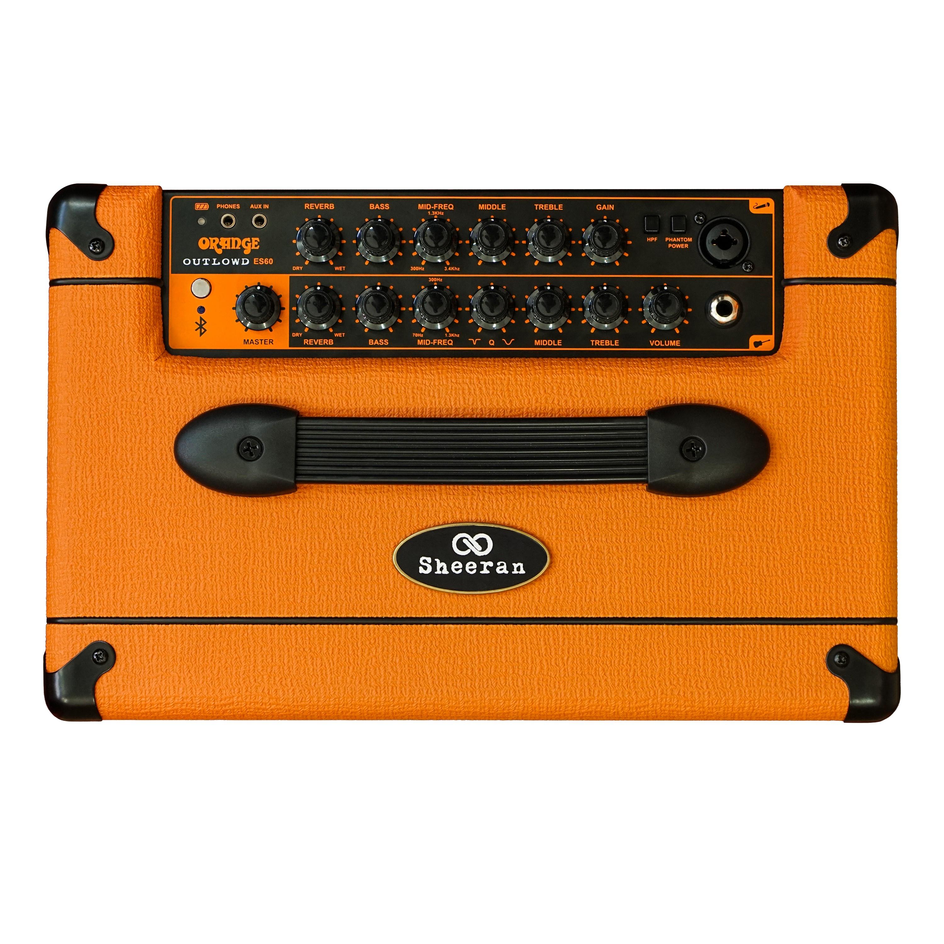 Orange ES60 Outlowd by Ed Sheeran Signature 60W Acoustic Busking Amp - ES60-Top-Panel.jpg