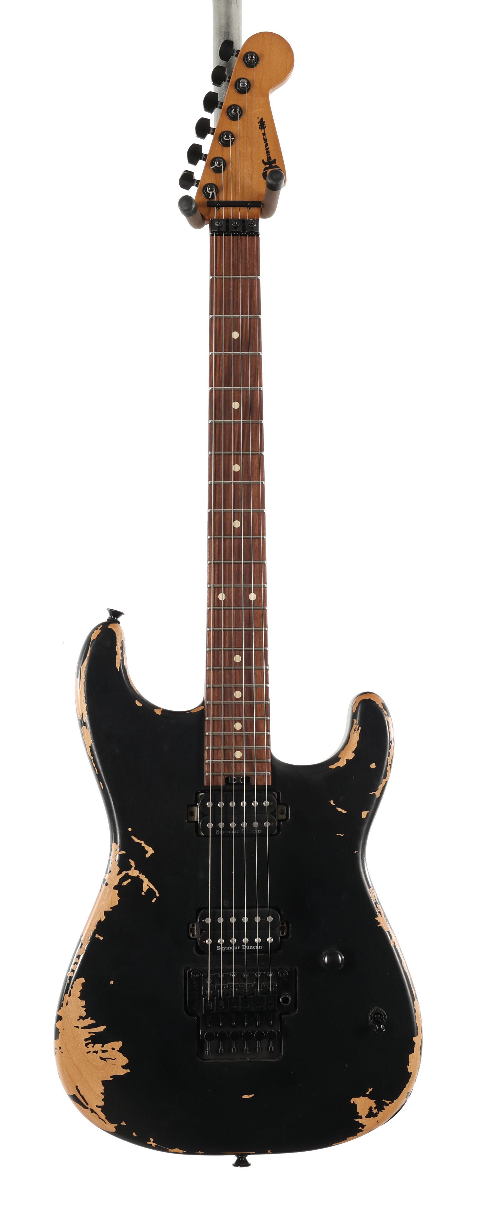 Second Hand Charvel Pro-Mod Relic San Dimas Style 1 FR in Weathered Black 176 - SH-141-6176 (3).jpg