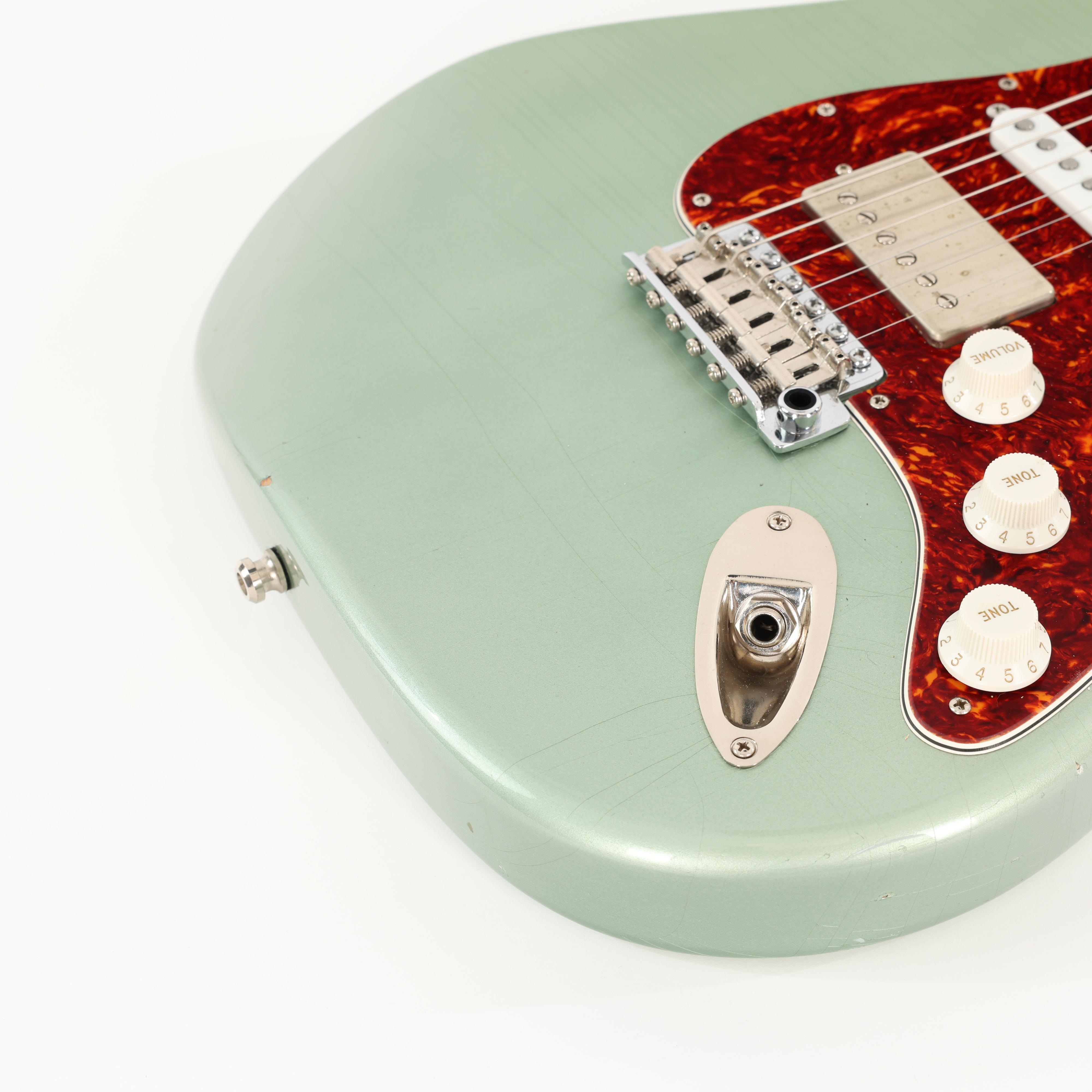 Second Hand Iconic Solana HSS Electric Guitar in Sage Green w/ 5A Flame Maple Neck 531 - SH-114-2531 (8).jpg