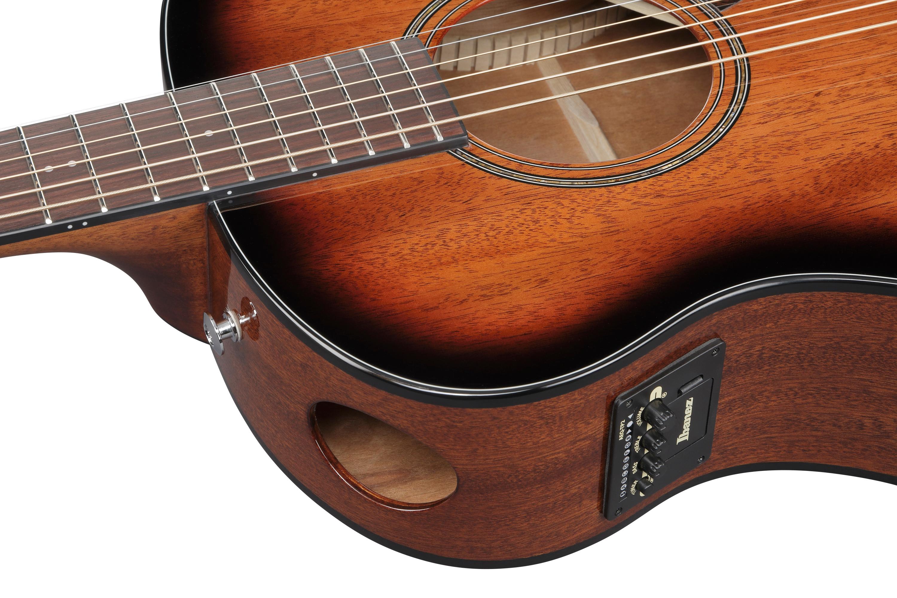 B Stock : Ibanez AAM140E-MHS Mahogany Acoustic Guitar in Sunburst High Gloss - 001 - AAM140E_MHS_5U_01_N.jpg