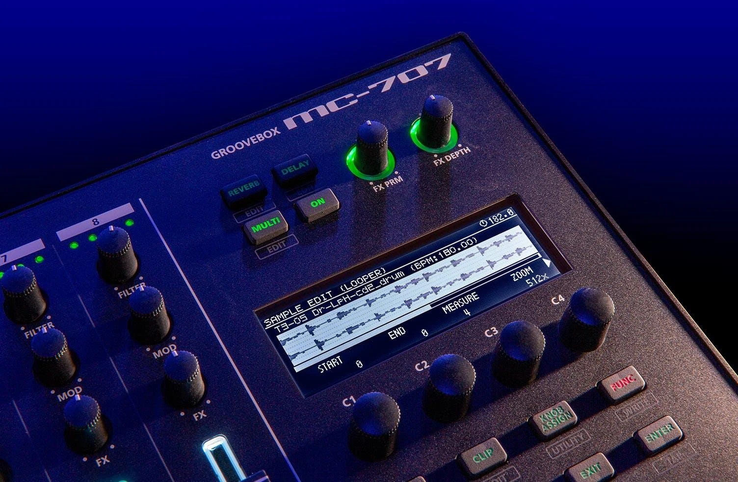 B Stock : Roland MC-707 Groovebox Drum Machine, Sampler and Sequencer - 707 - 516210-1654693161680.jpg