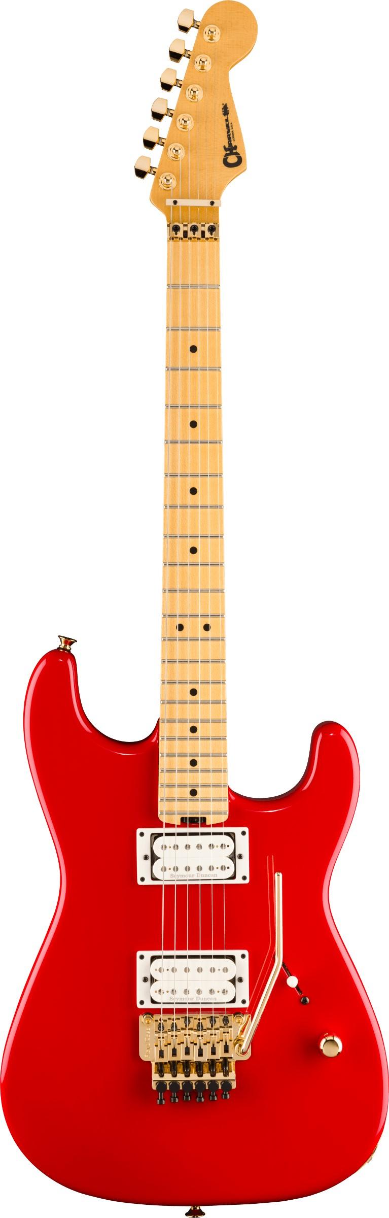 Charvel American Neo-Classic San Dimas SD1 HH FR Electric Guitar in Ferrari Red - 2865041839-Front.jpg
