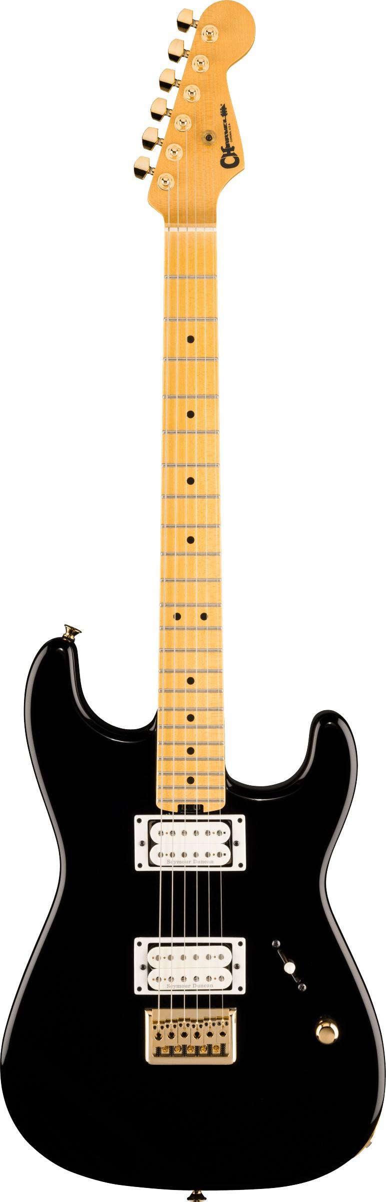 Charvel American Neo-Classic San Dimas SD1 HH HT Electric Guitar in Gloss Black - 2865071303-Front.jpg
