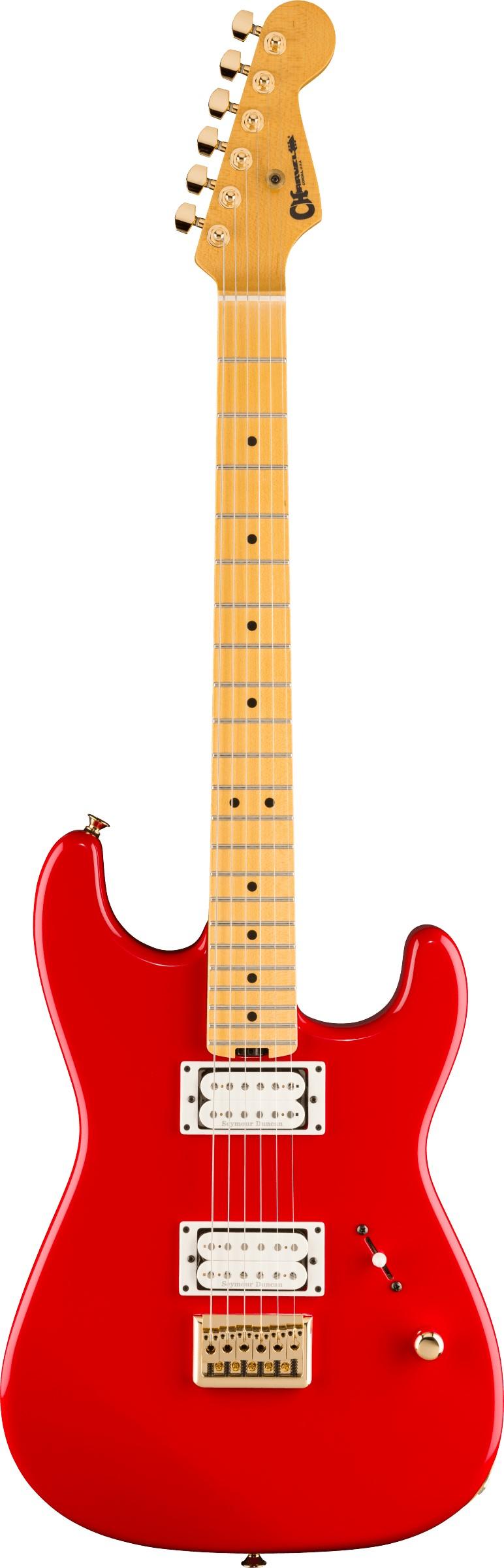 Charvel American Neo-Classic San Dimas SD1 HH HT Electric Guitar in Ferrari Red - 2865071339-Front.jpg