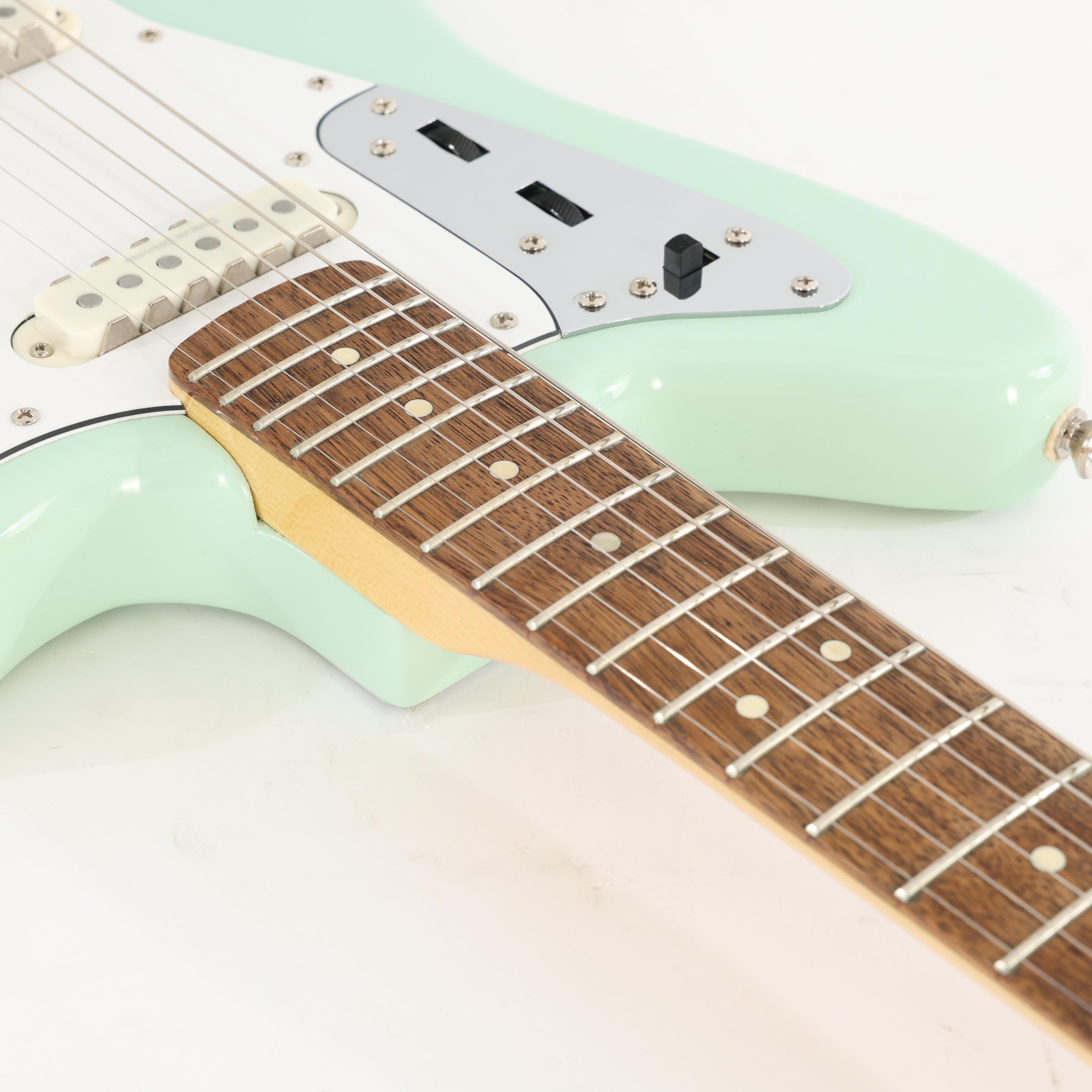 Second Hand Squier Vintage Modified Jaguar in Surf Green 433 - SH-241-6433 (9).jpg