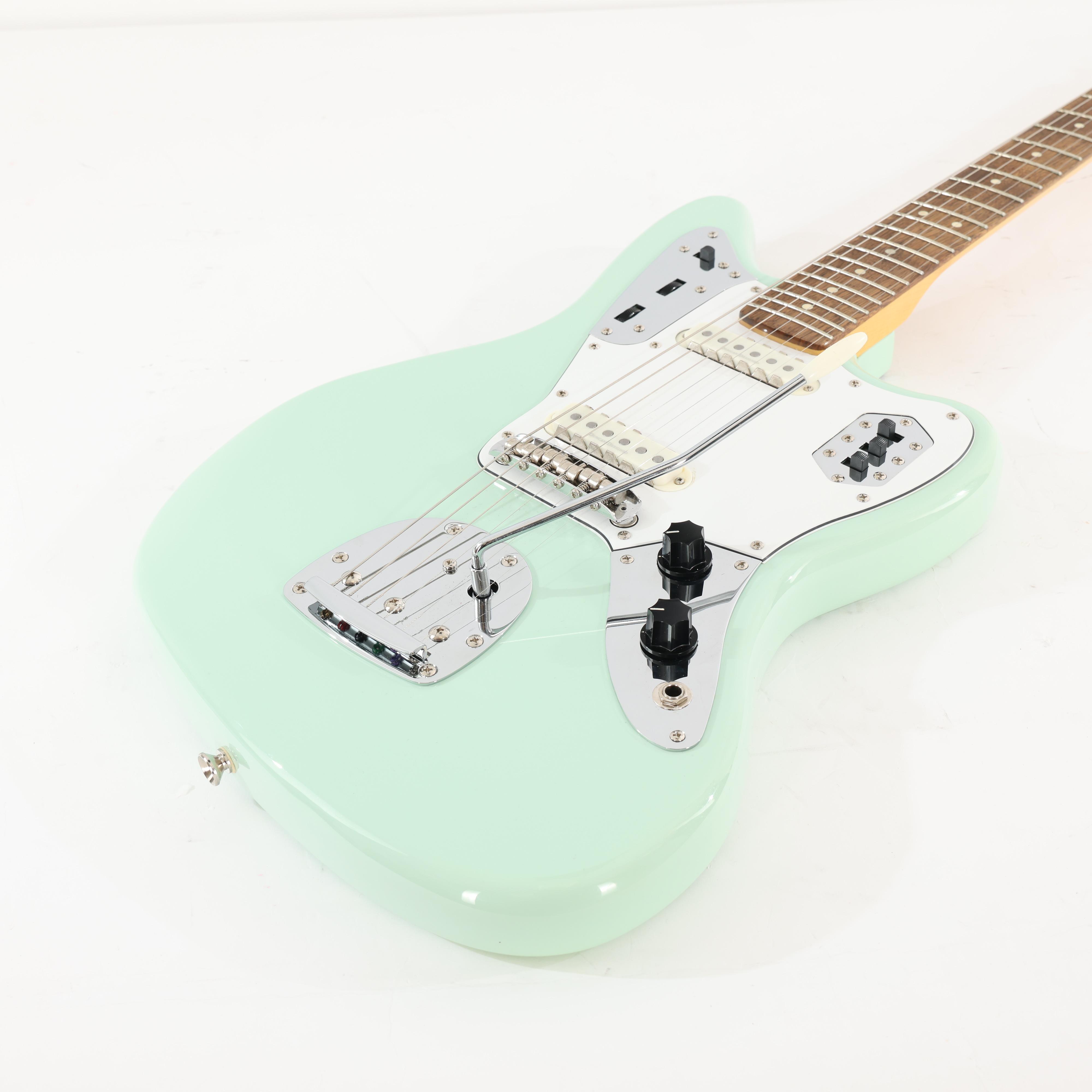 Second Hand Squier Vintage Modified Jaguar in Surf Green 433 - SH-241-6433 (5).jpg