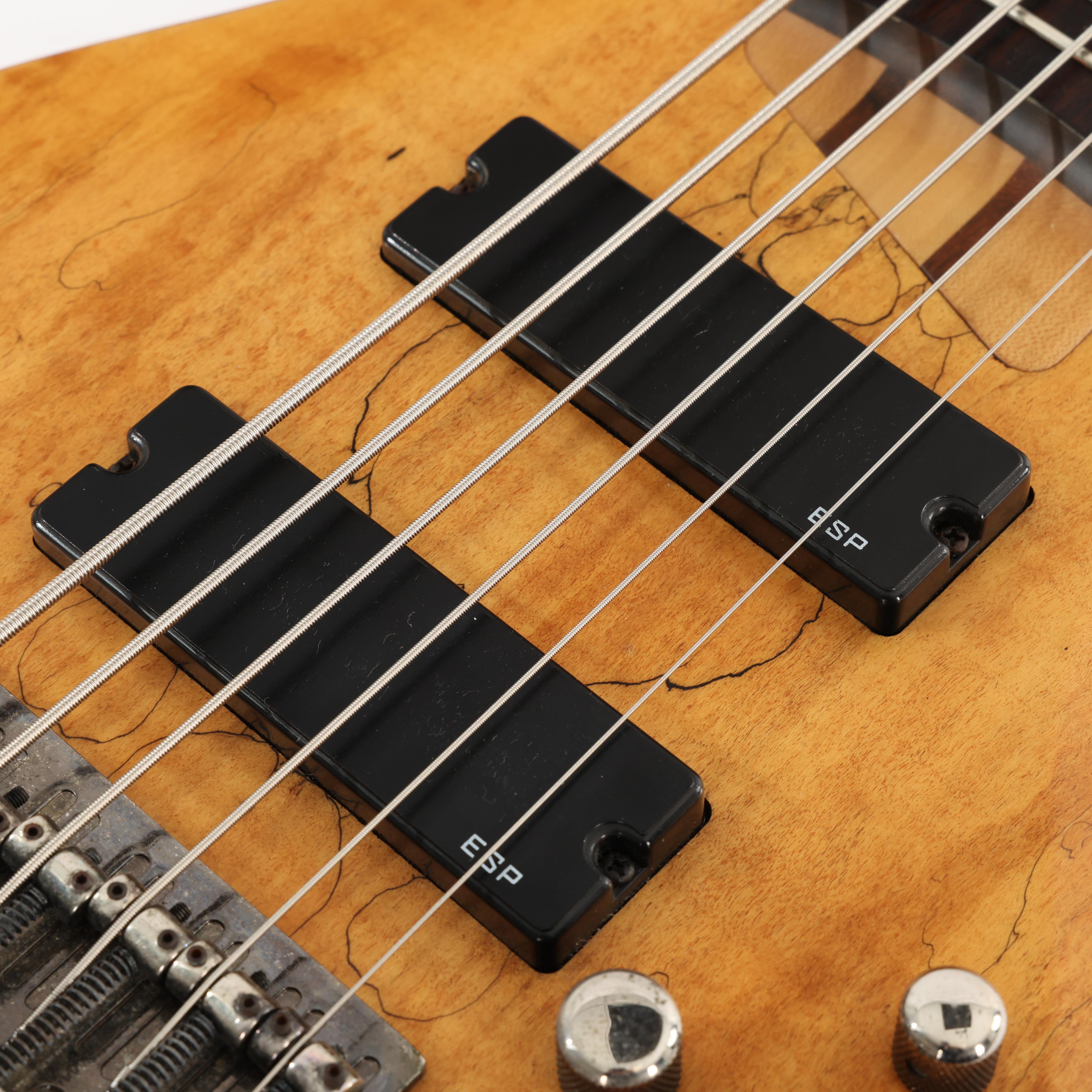 Second Hand ESP LTD B-206SM Spalted maple 6-string Bass 719 - SH-235-2719 (8).jpg