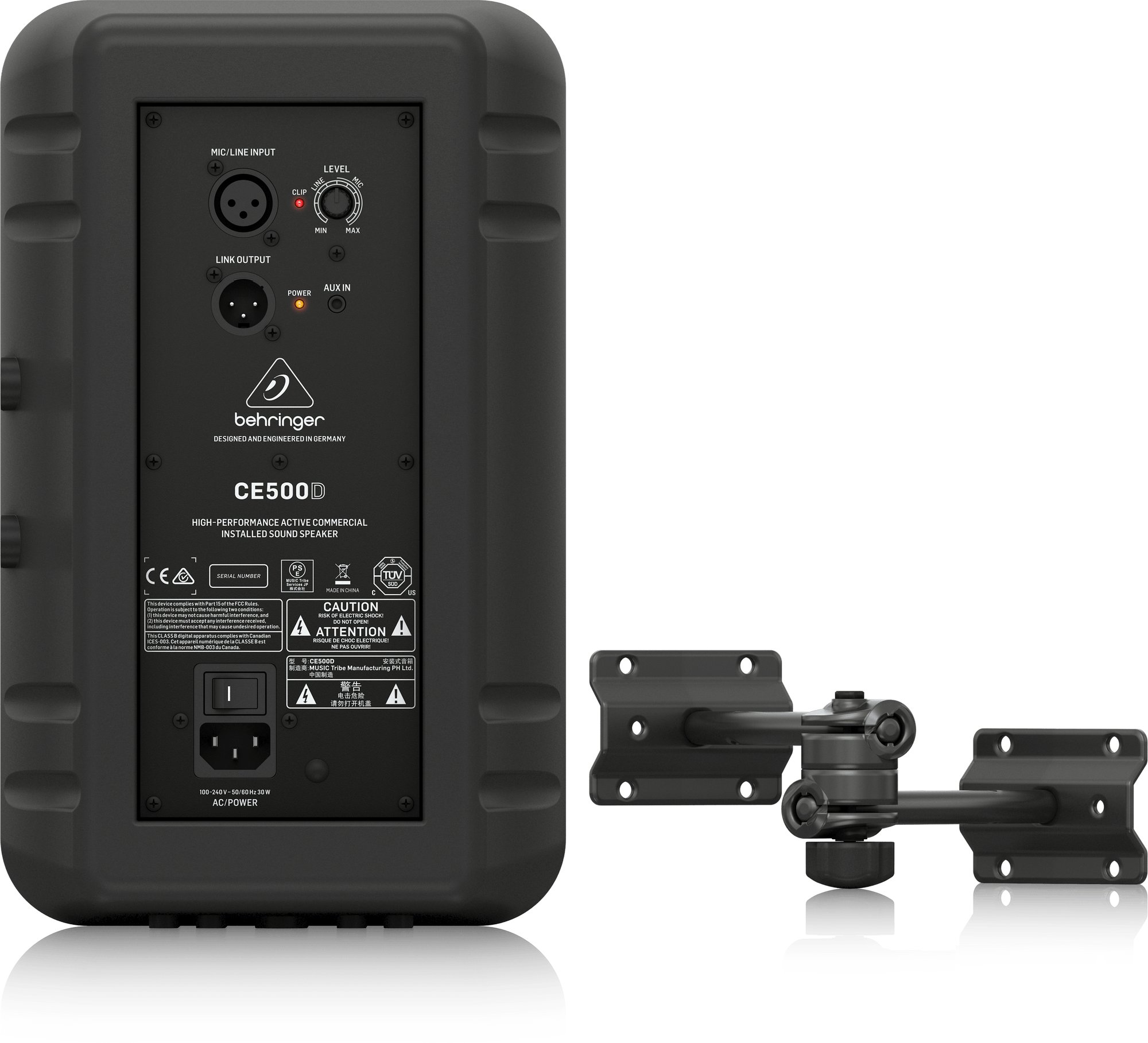 Behringer CE500D High Performance Active 100 Watt Commercial Installed Sound Speaker - 452656-000-B1K04-00010 (3).jpg