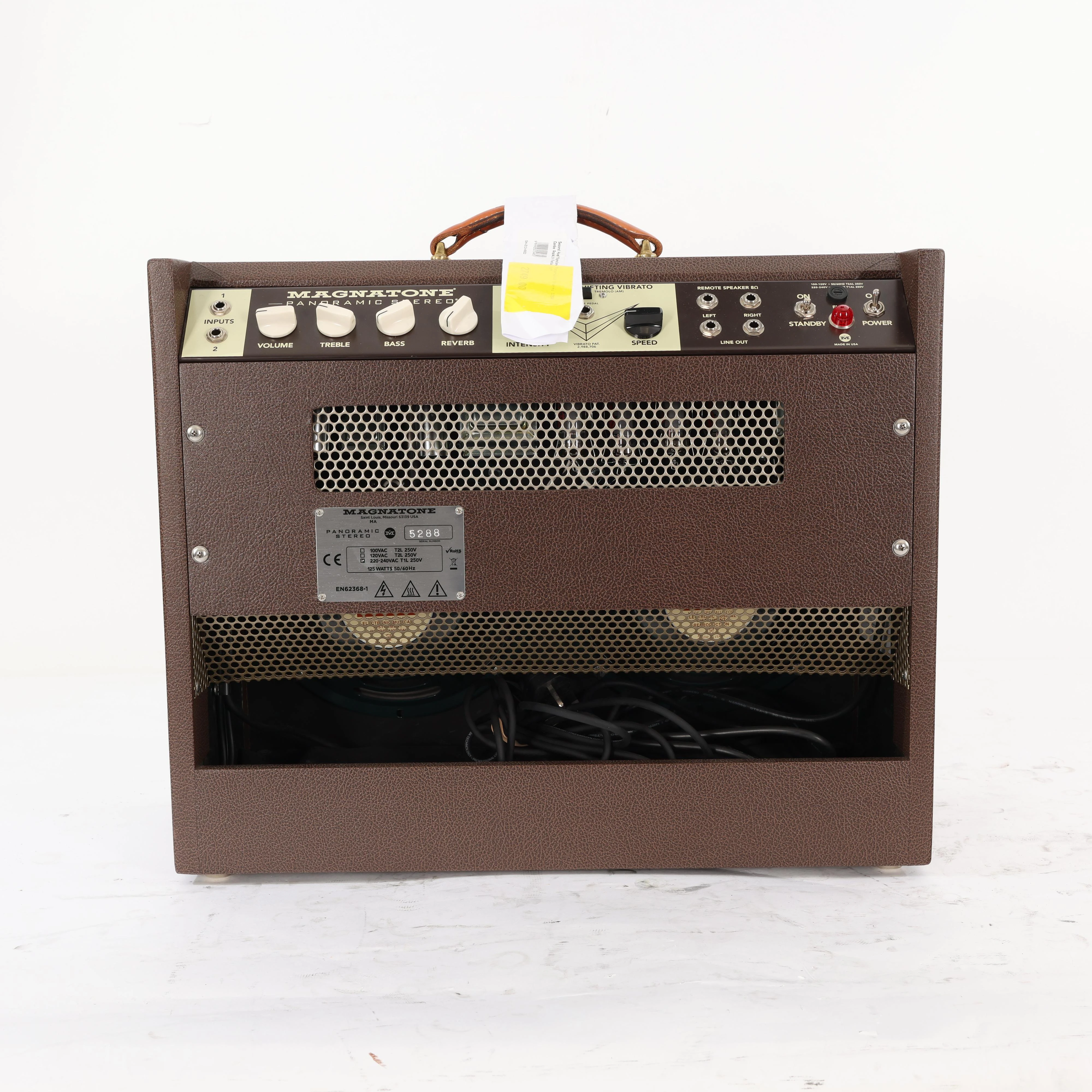 Second Hand Magnatone Panoramic Stereo Combo Amp With Footswitch 022 - SH-213-0022 (5).jpg