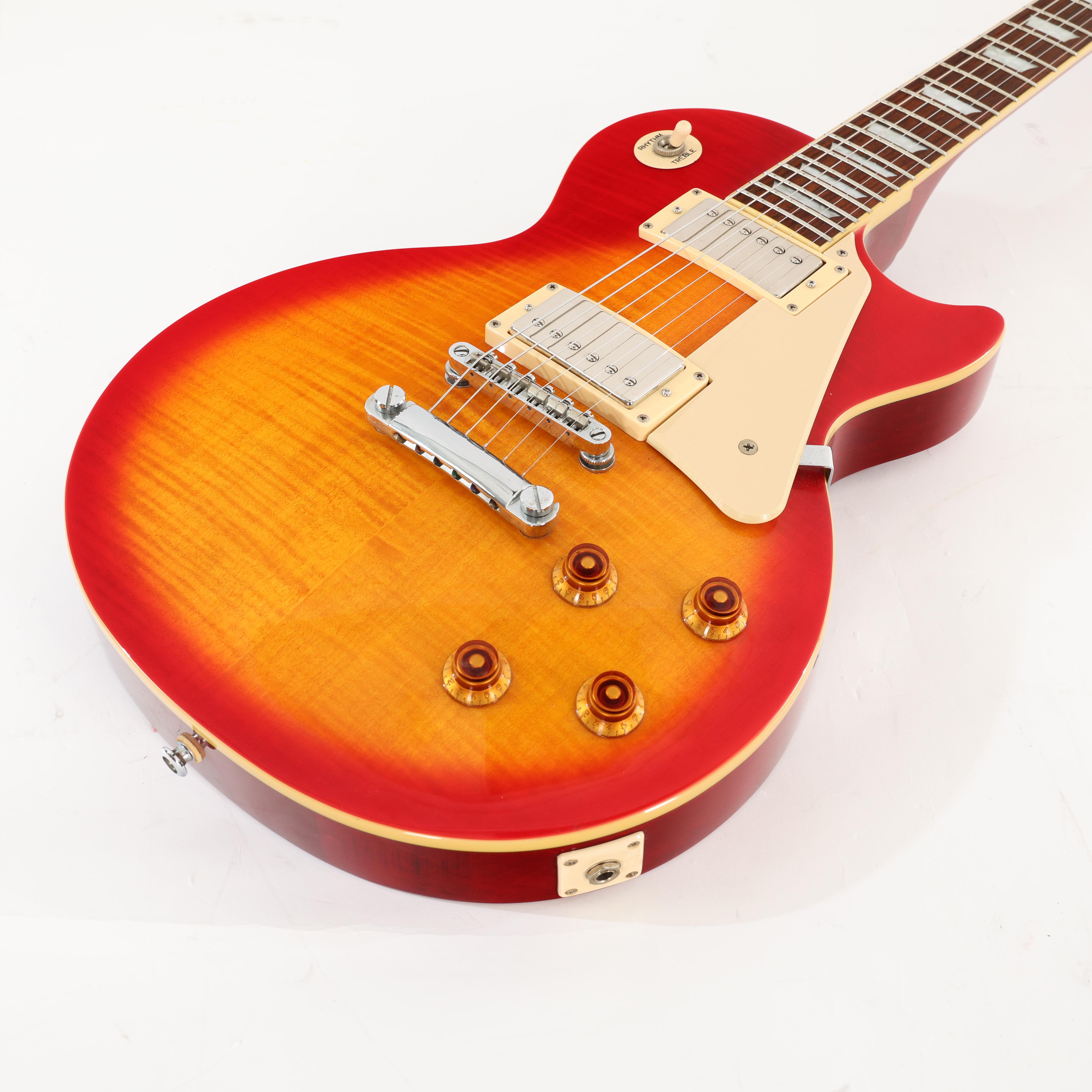 Second Hand Epiphone Les Paul Standard Cherry Sunburst w/ SD Invader 526 - SH-141-5526 (5).jpg