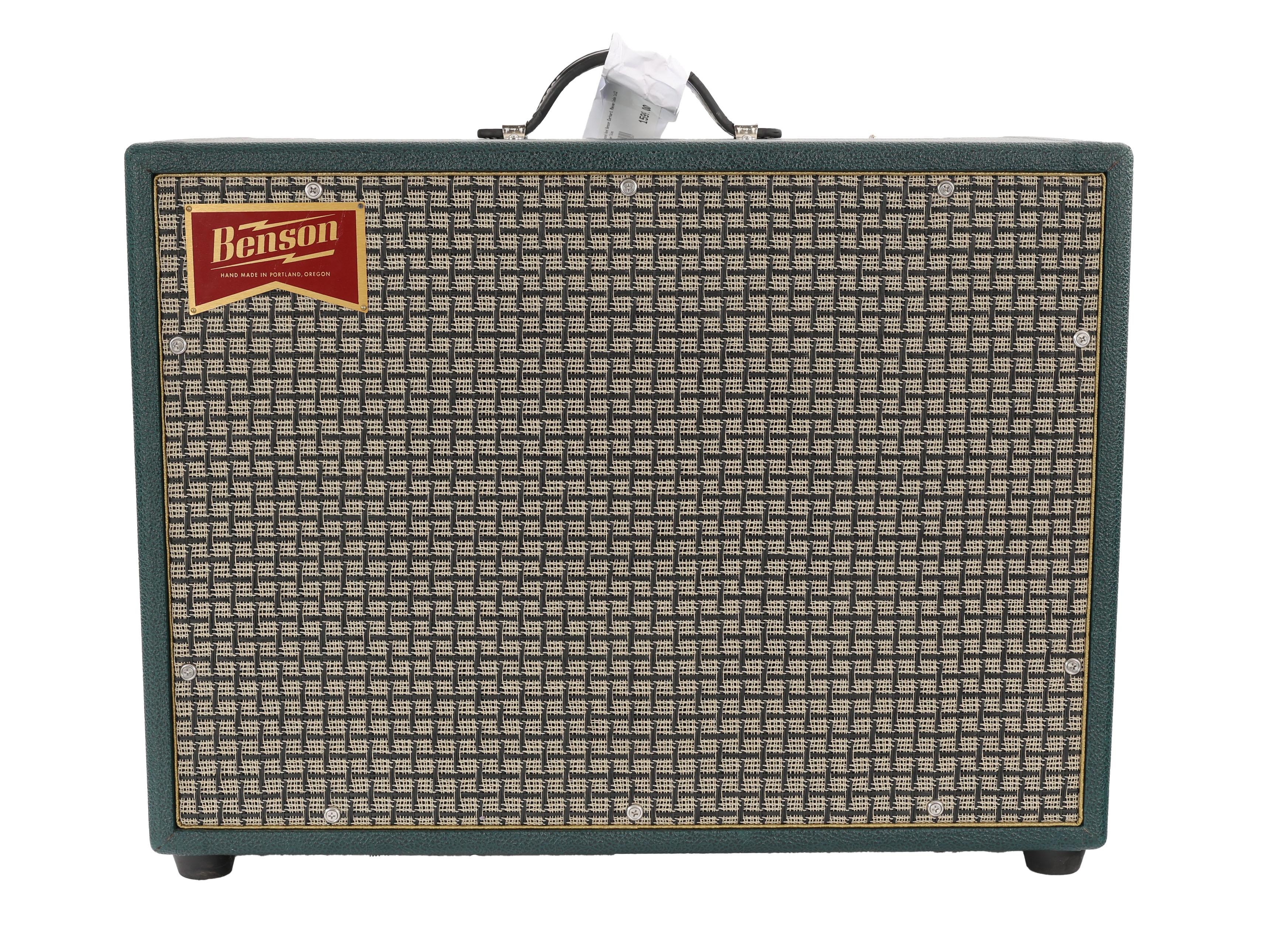 Second Hand Benson Earhart Reverb Combo 1x12 Green Tolex 538 - SH-114-2538 (2).jpg