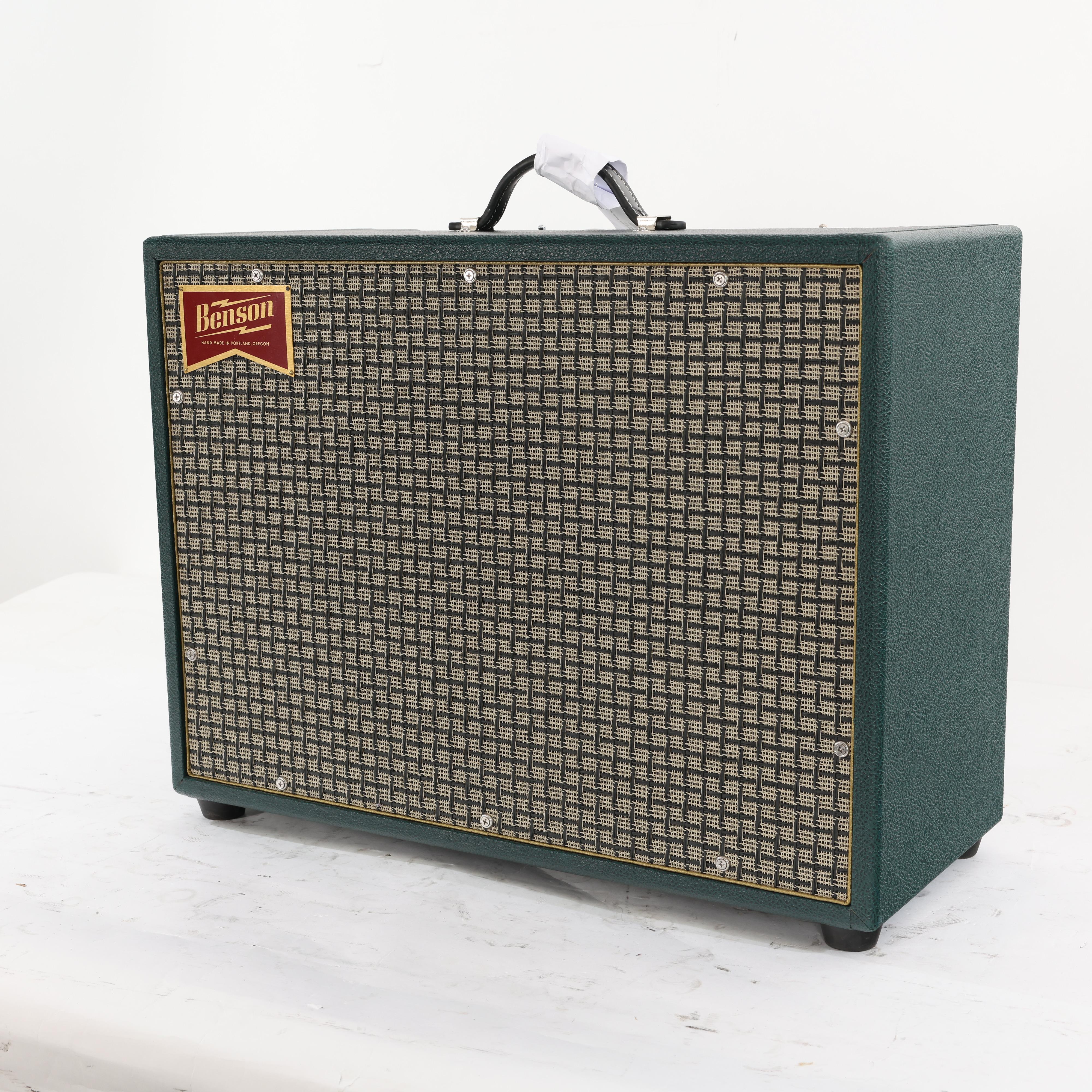 Second Hand Benson Earhart Reverb Combo 1x12 Green Tolex 538 - SH-114-2538 (3).jpg
