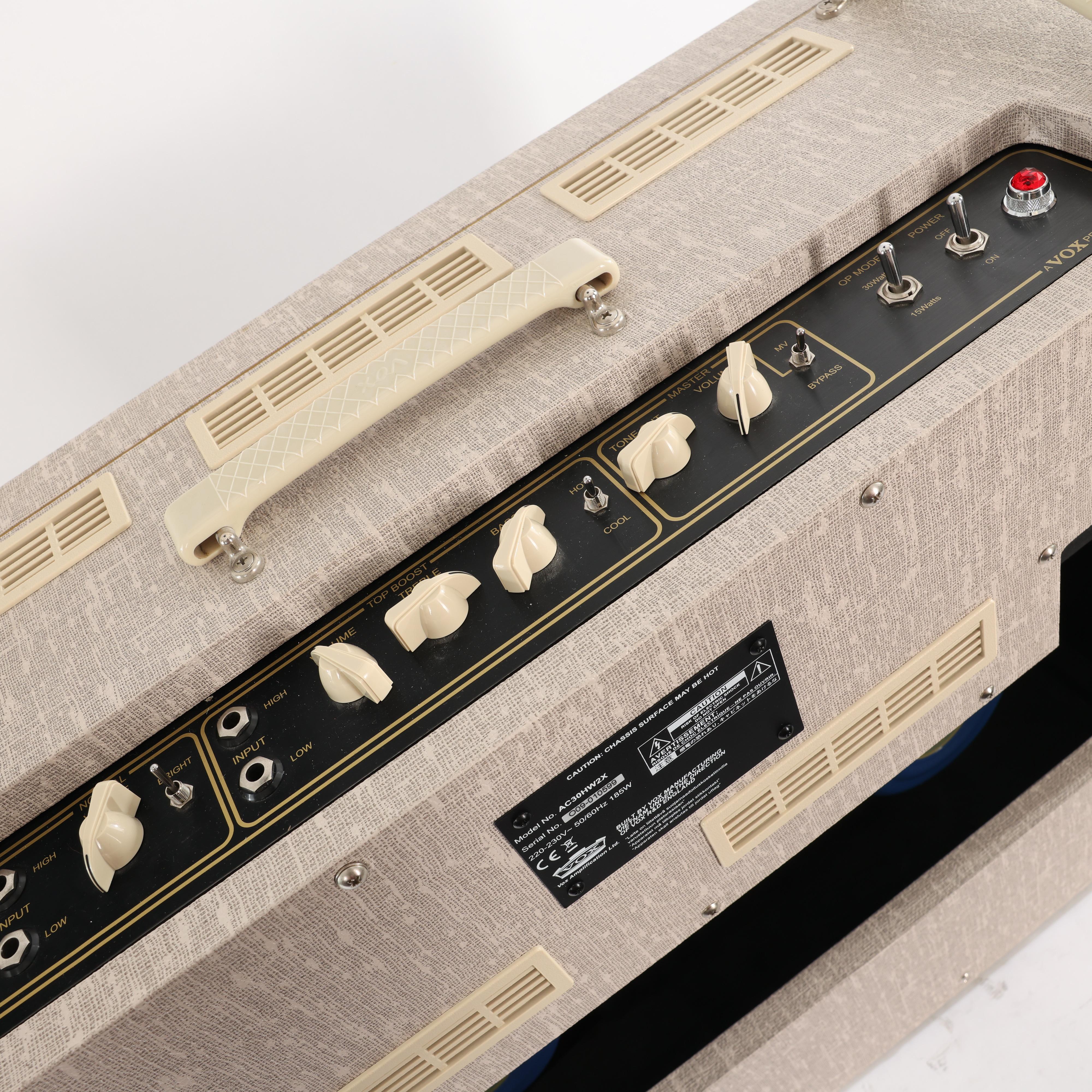 Second Hand Vox AC30HW2X Hand-wired with alnico blue speakers 358 - SH-122-1358 (6).jpg
