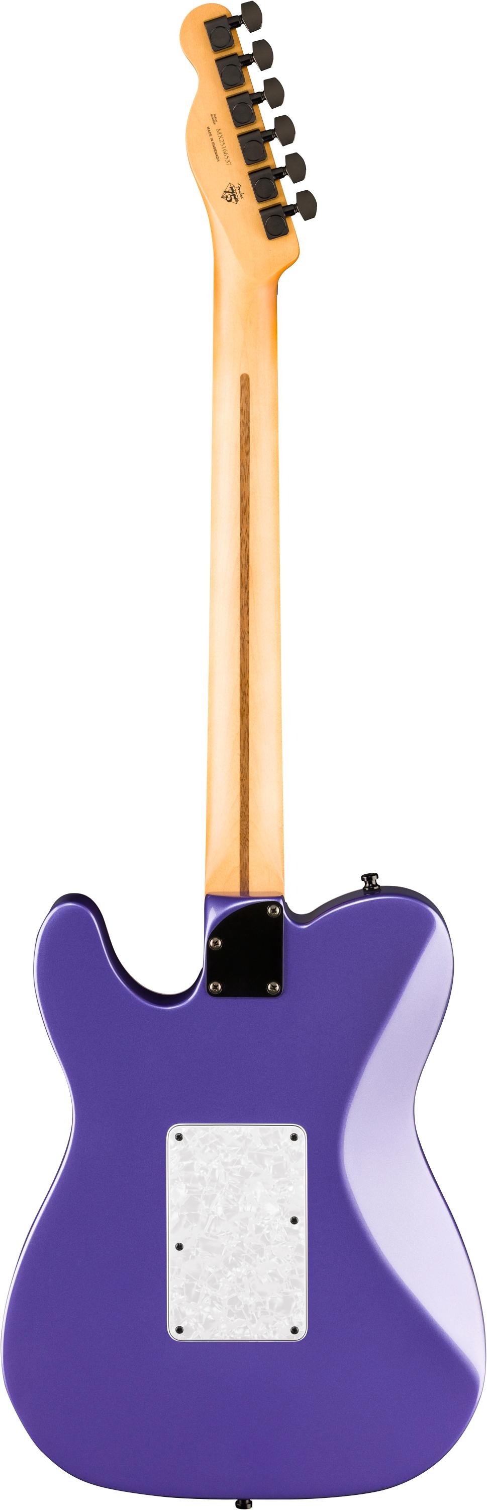 Fender Limited Edition Player Fusion Telecaster HH Floyd Rose Electric Guitar in Aura Metallic - 0142821348-Back.jpg
