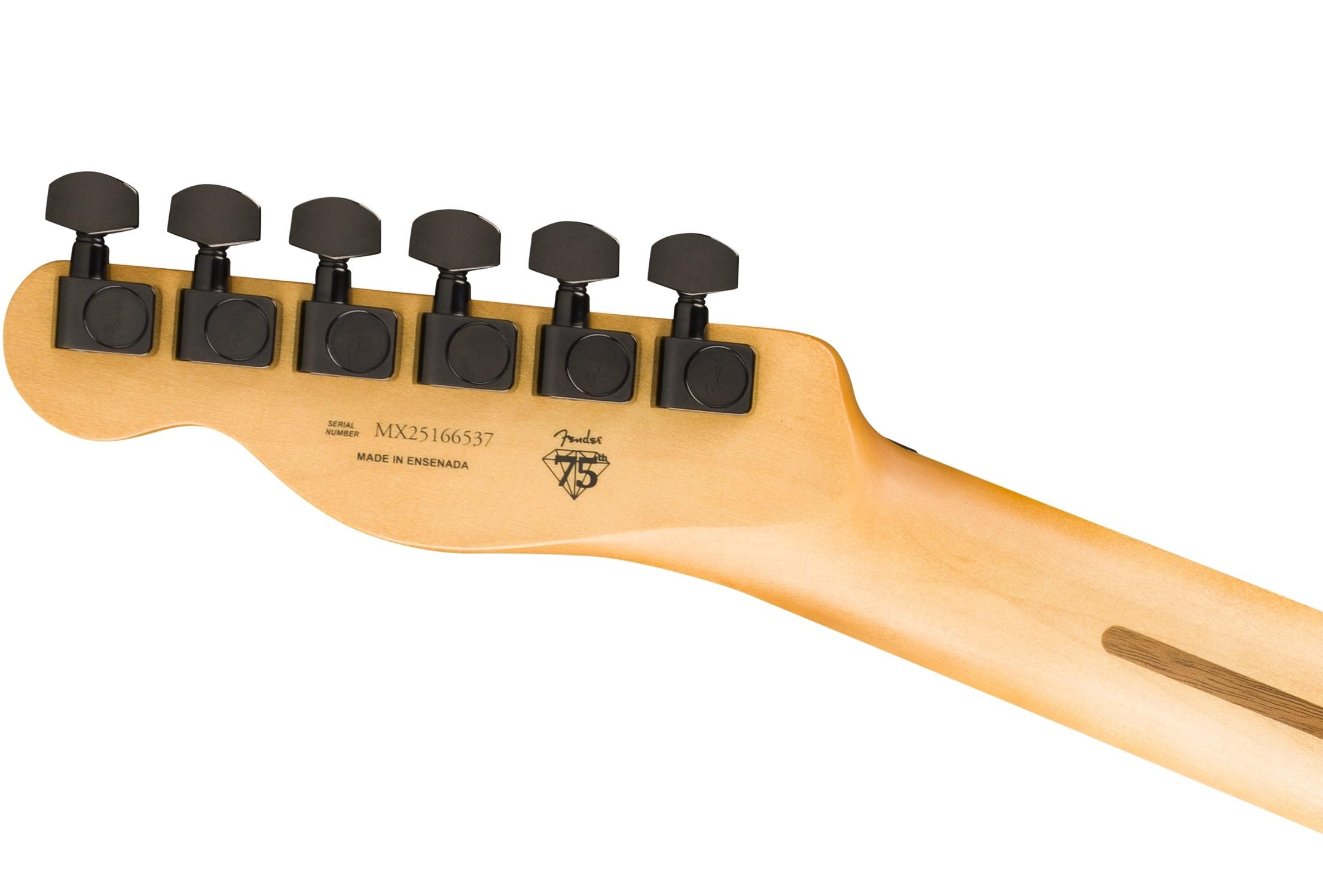 Fender Limited Edition Player Fusion Telecaster HH Floyd Rose Electric Guitar in Aura Metallic - 0142821348-Headstock-Back.jpg