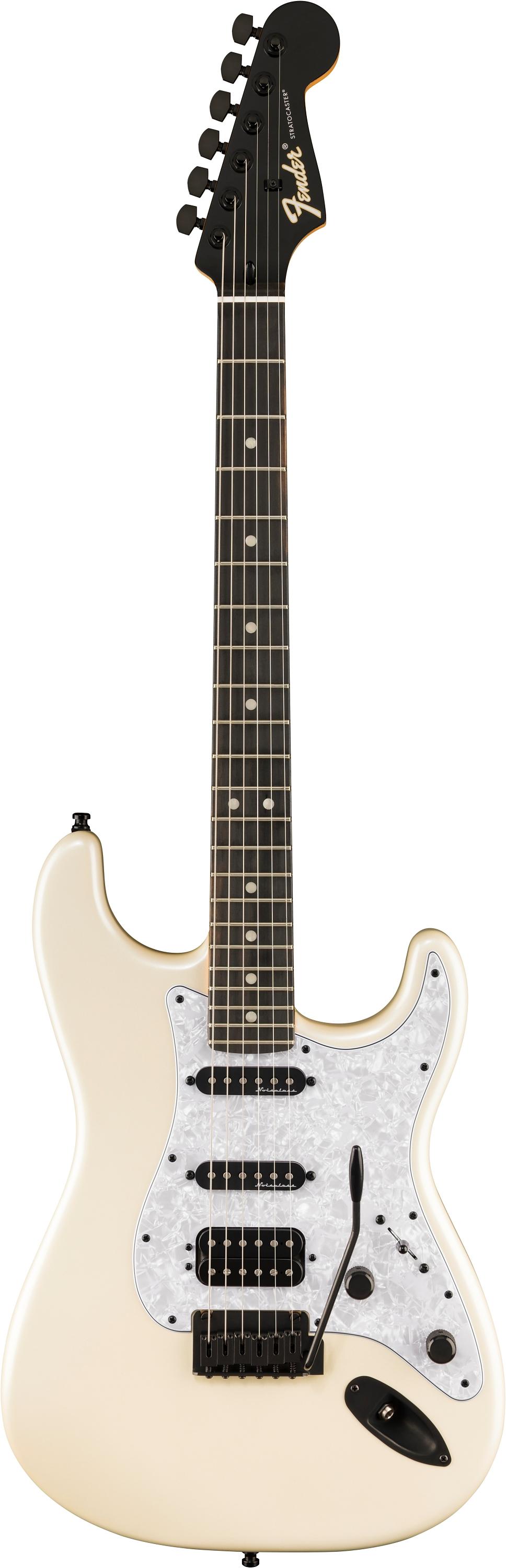 Fender Limited Edition Player Fusion Stratocaster HSS Electric Guitar in Olympic Pearl - 0142811323-Front.jpg
